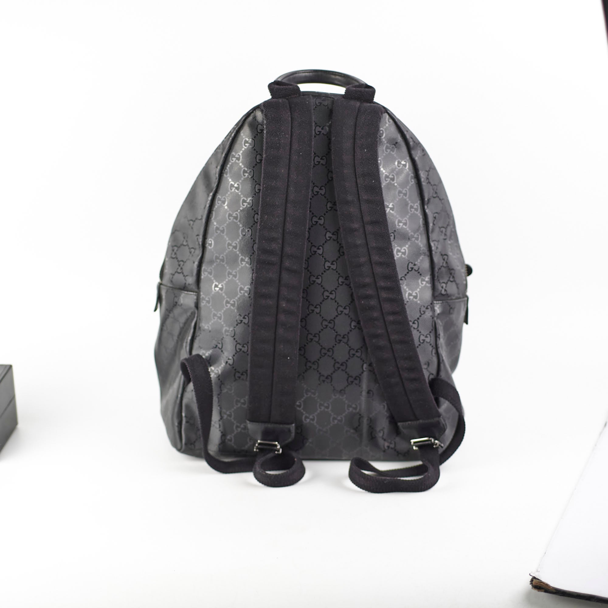 Gucci Mongoram Black Backpack