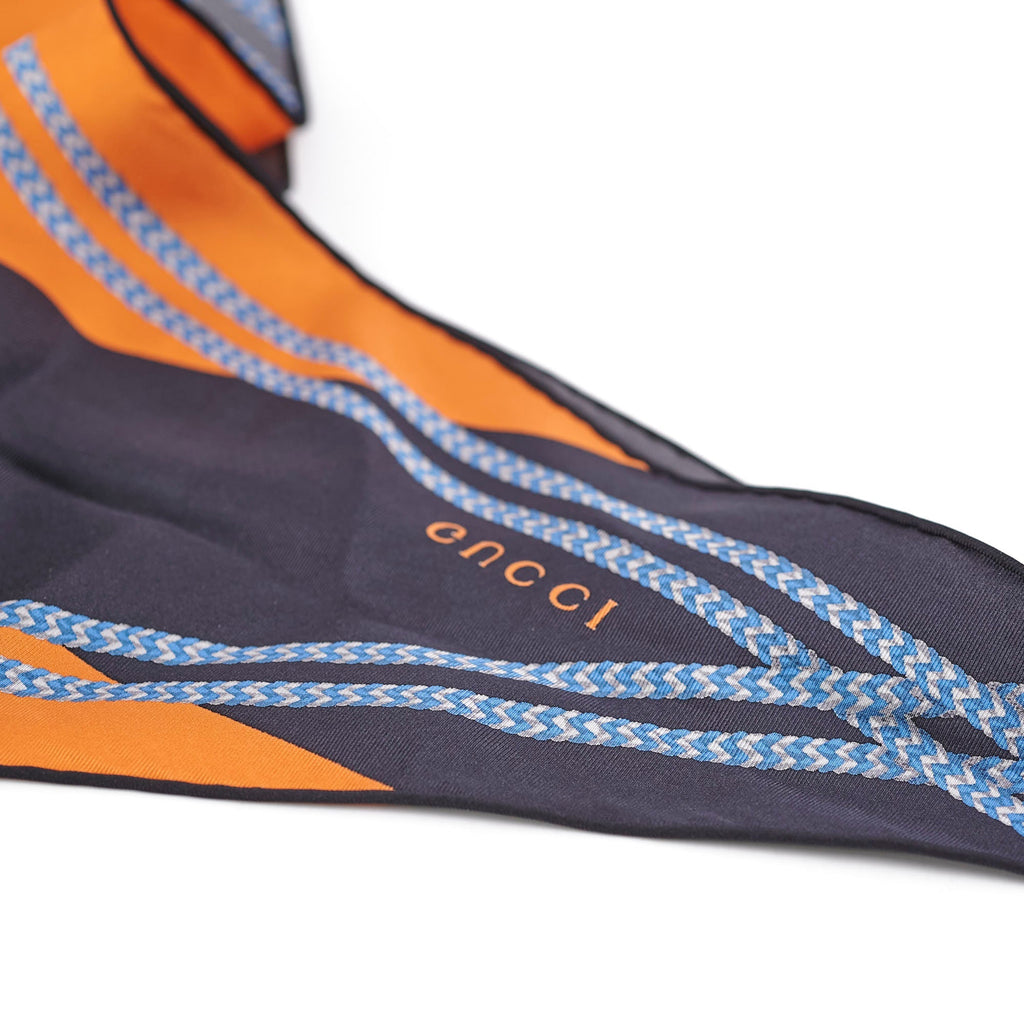 Gucci Triangle Scarf Orange/Blue