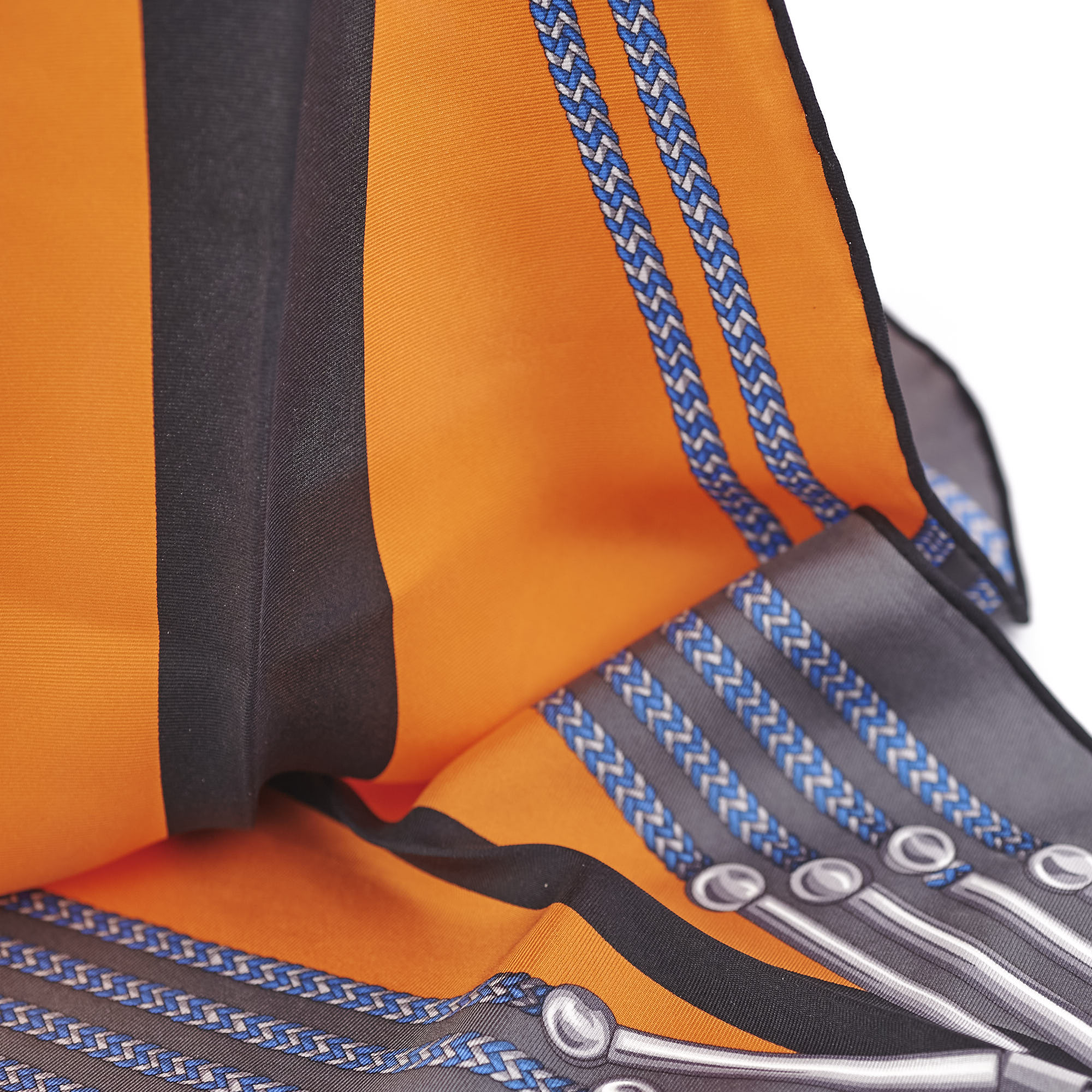 Gucci Triangle Scarf Orange/Blue