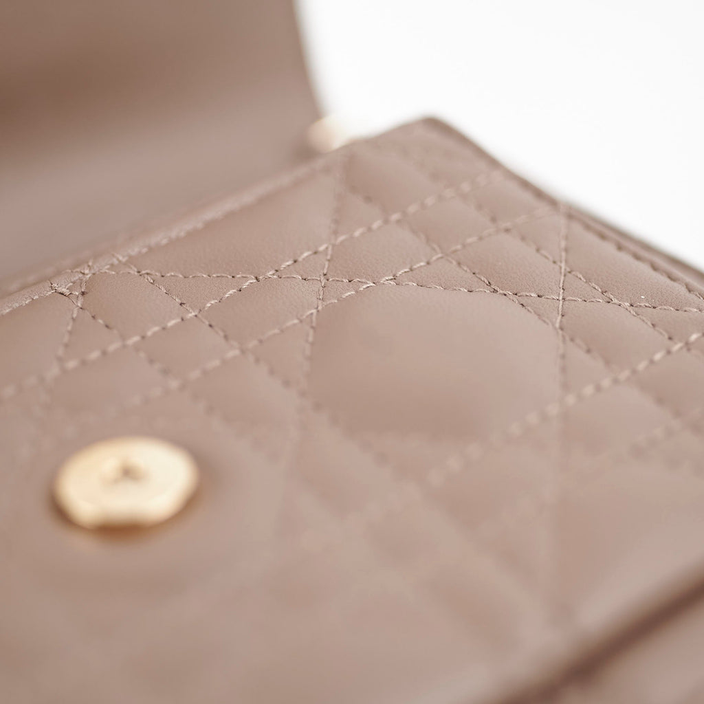 Dior My Dior Daily Chain Pouch Dark Beige HOLD BC