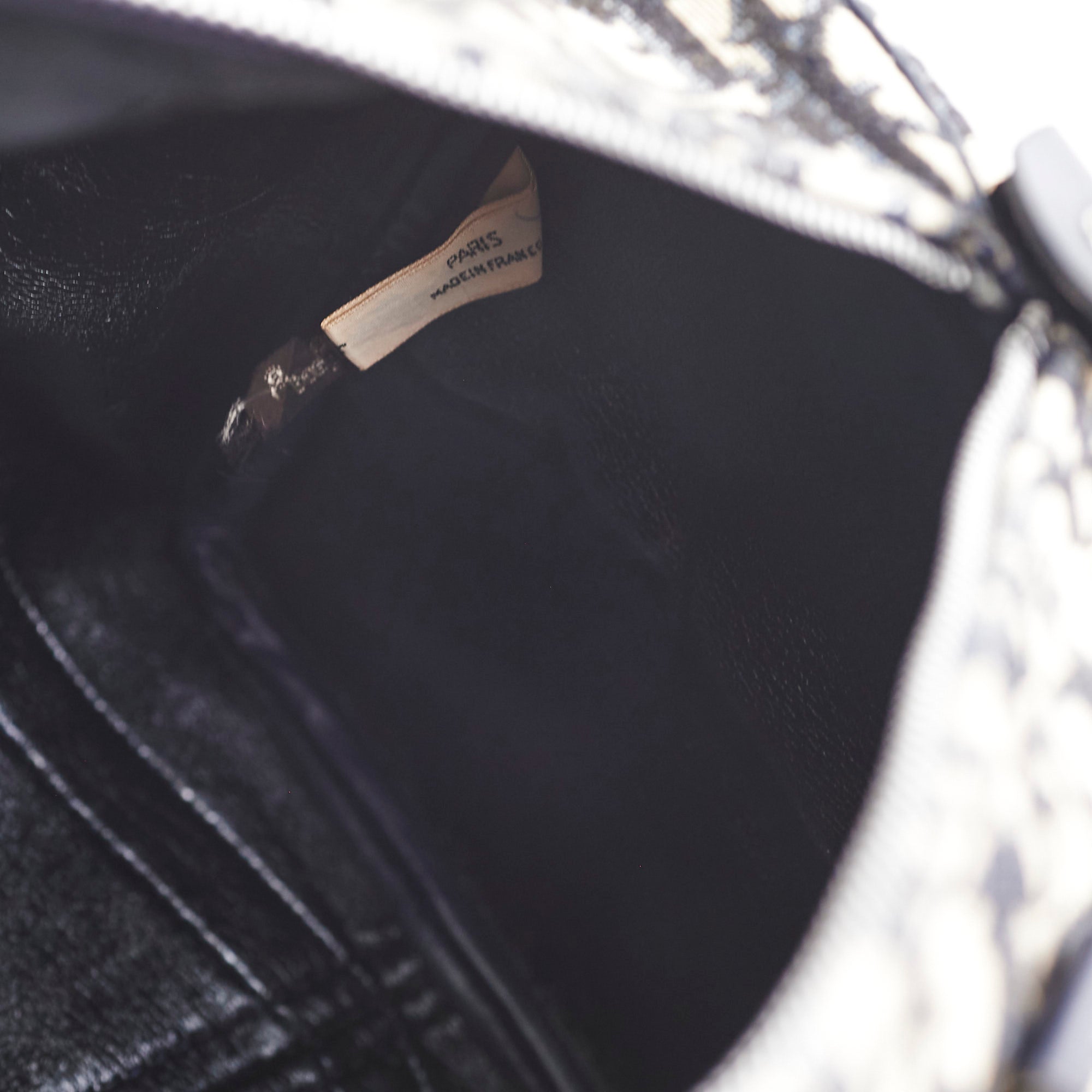 Christian Dior Boston Navy Monogram Bag