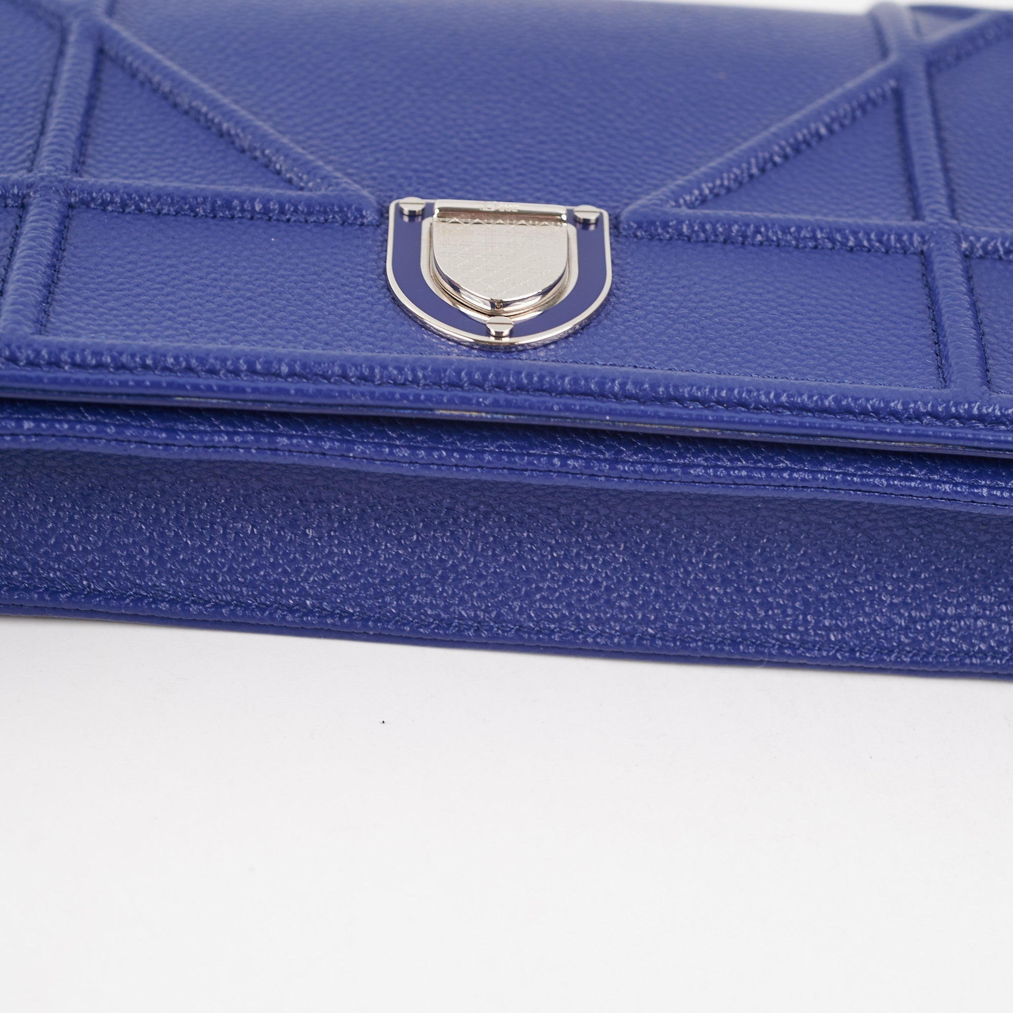 4/7 DOTD - Dior Diorama Wallet On Chain WOC Blue Bag