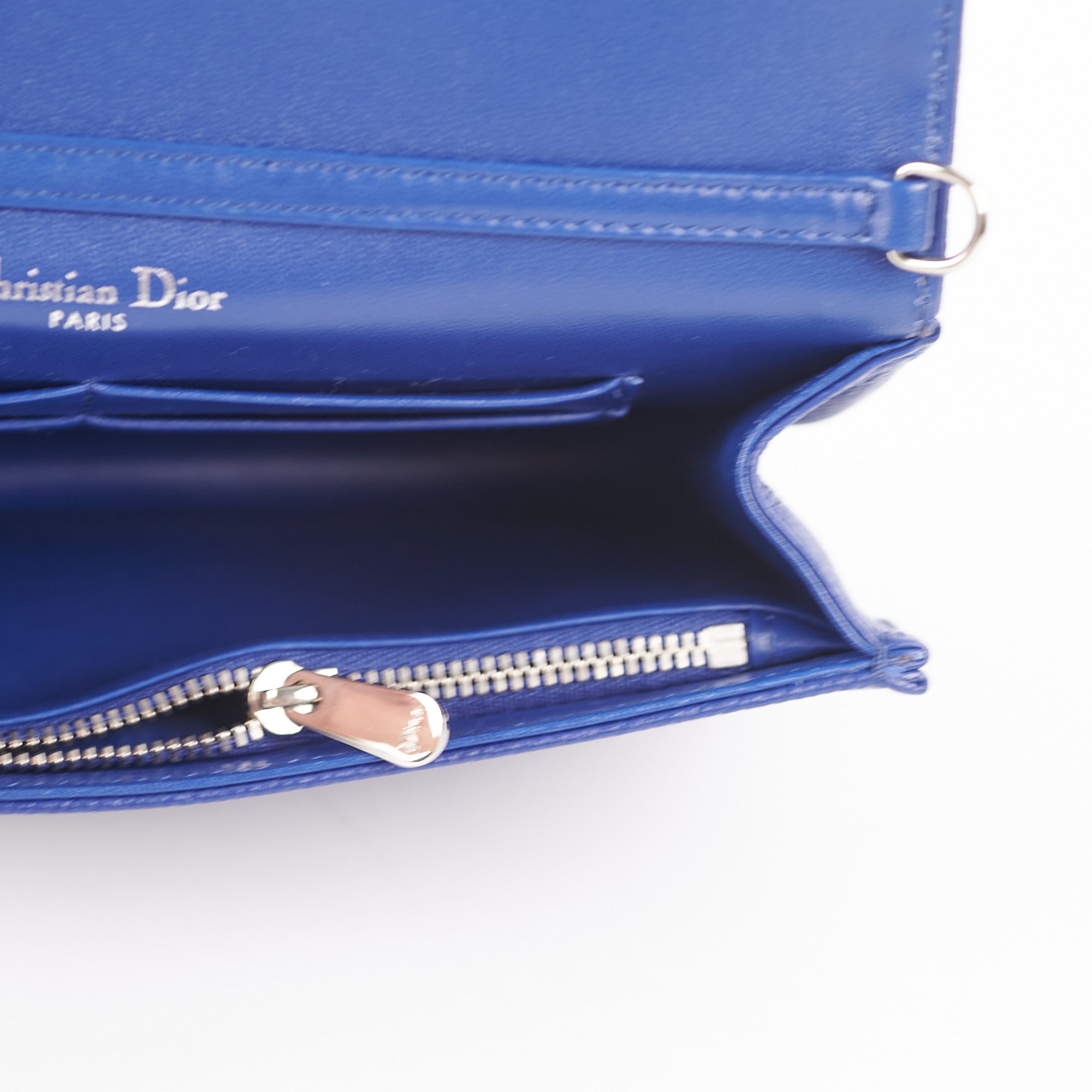 4/7 DOTD - Dior Diorama Wallet On Chain WOC Blue Bag