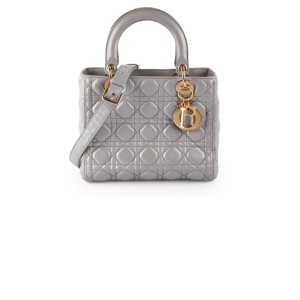 Christian Dior Medium Lady Dior Grey