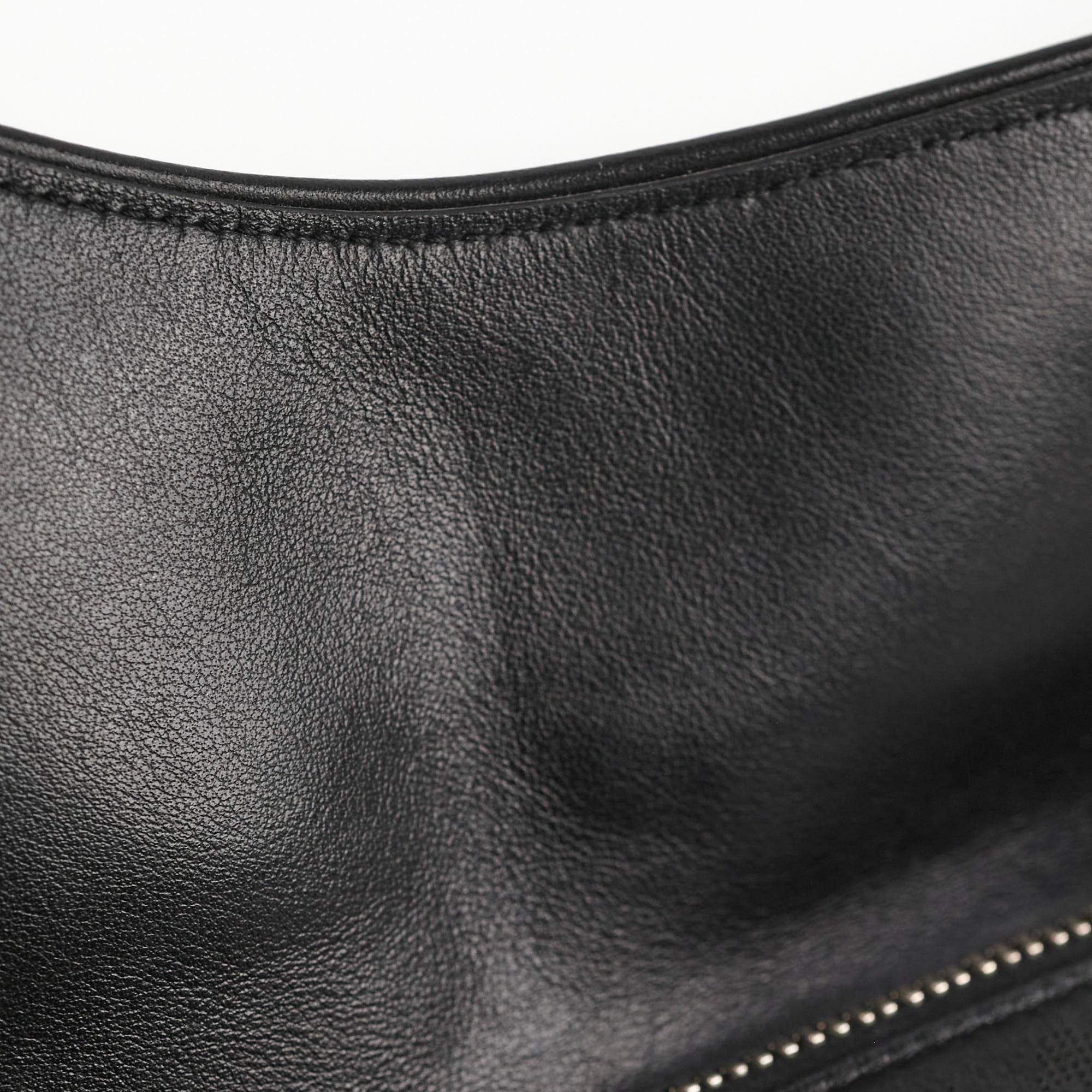 Christian Dior Mens Oblique Leather Saddle Bag