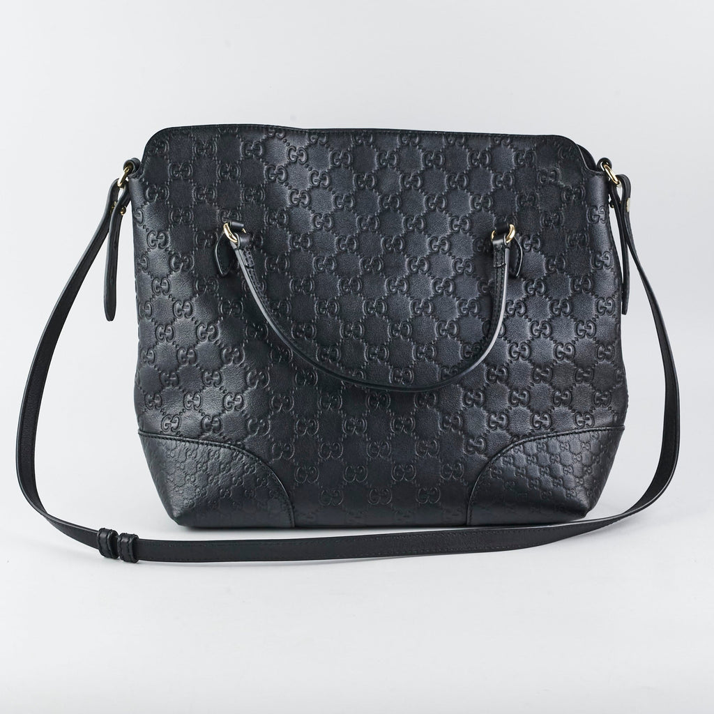 Gucci Black Monogram Tote