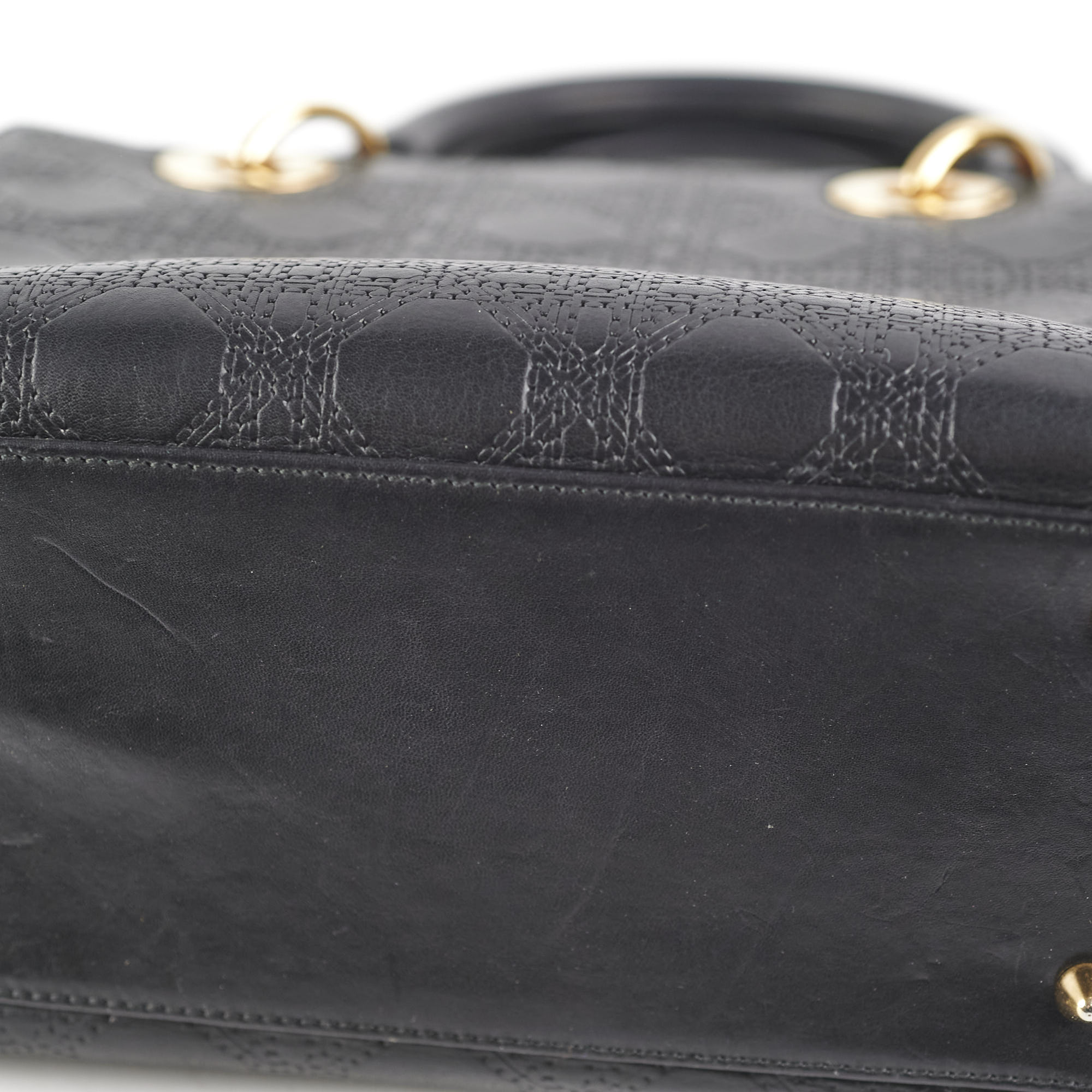 Dior Medium Lady Dior Cannage Bag Black
