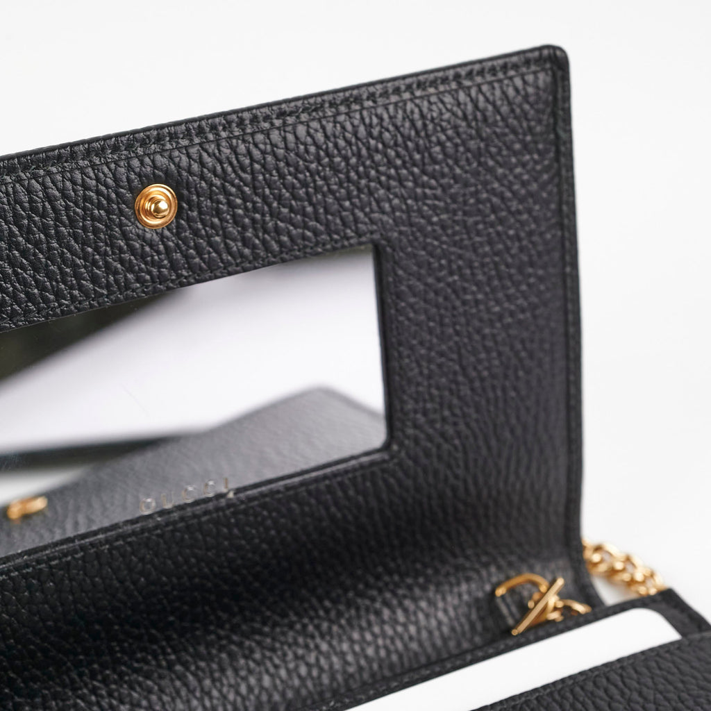 Gucci GG Marmont Wallet On Chain Black