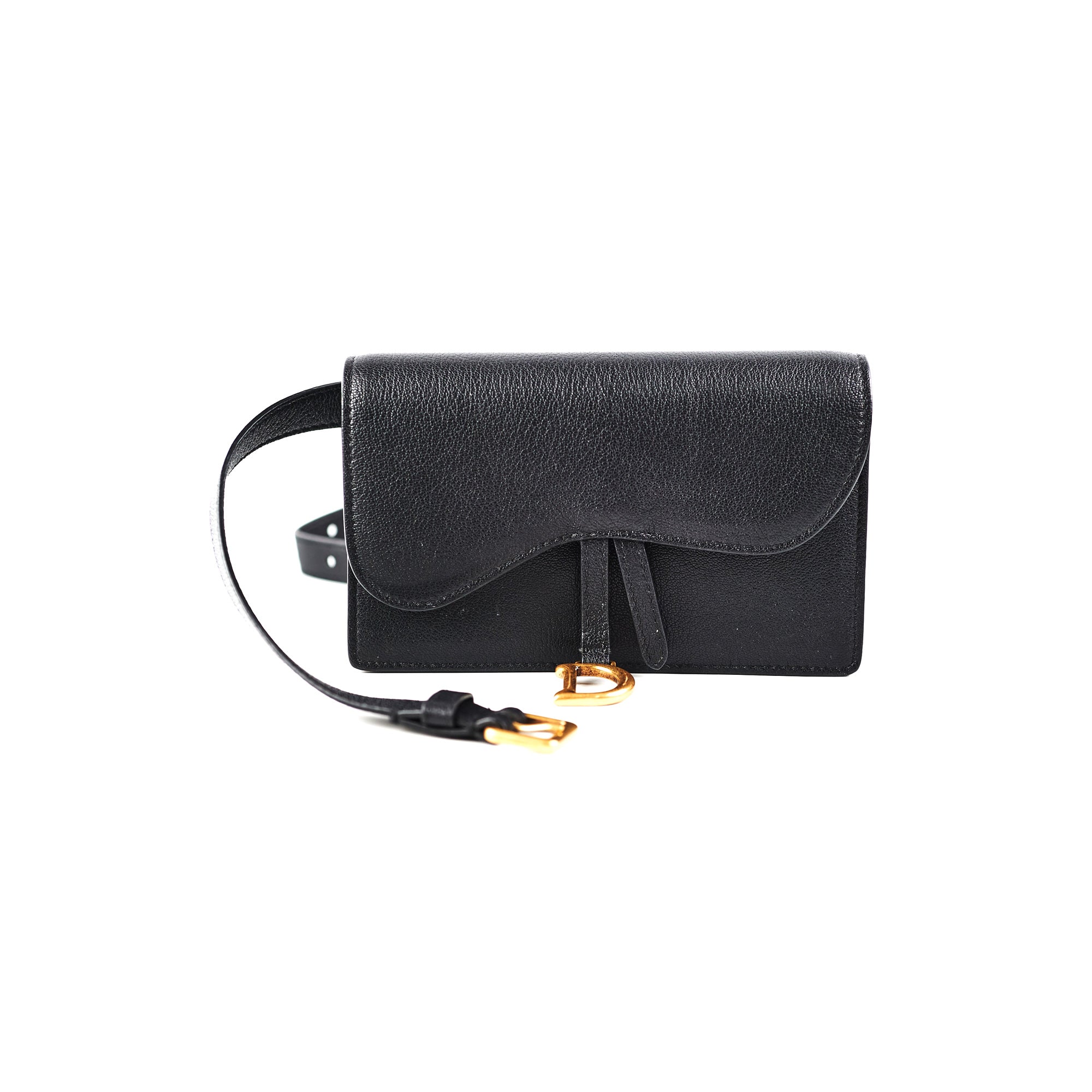 Dior Saddle Pouch Black