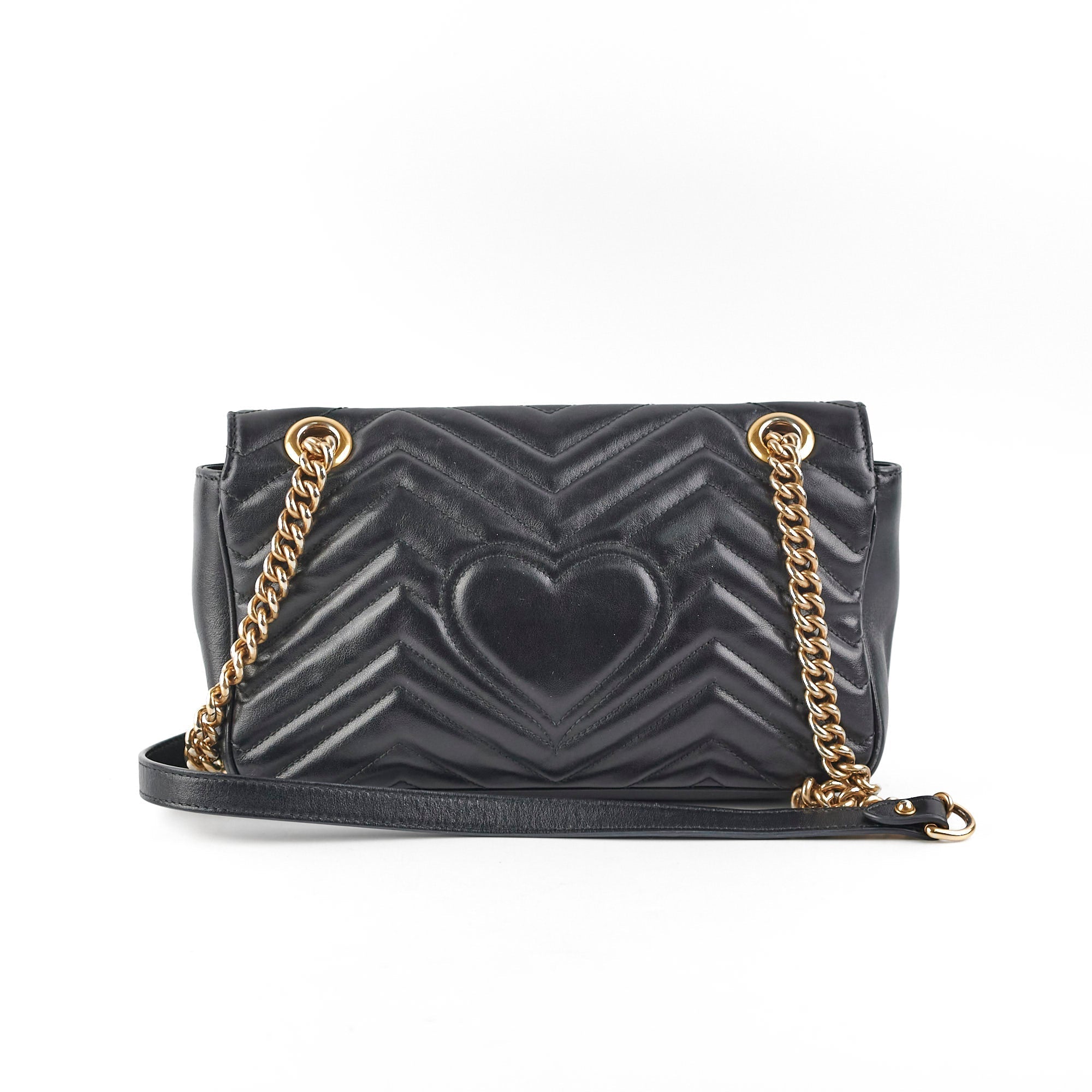 Gucci Marmont Small Black Shoulder Bag