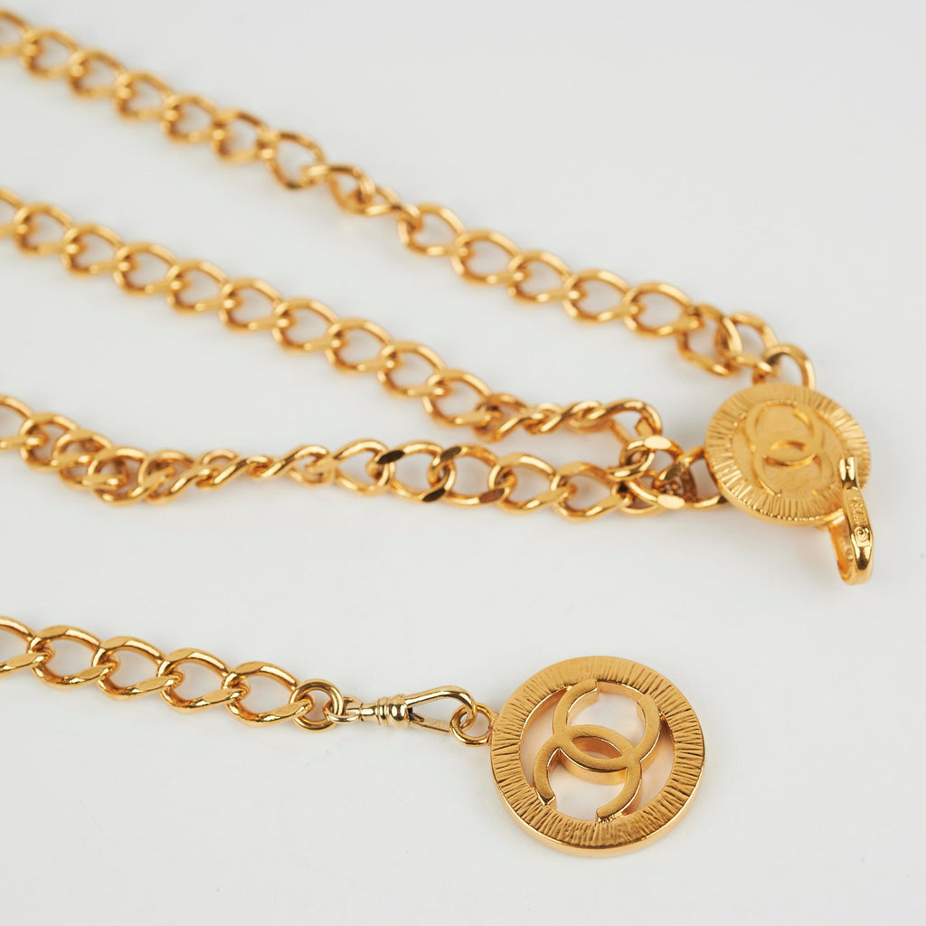 Chanel Vintage Gold Chain Belt
