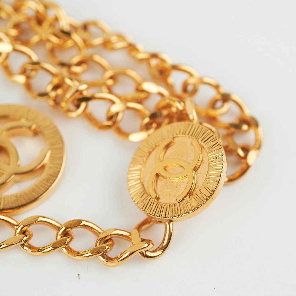 Chanel Vintage Gold Chain Belt