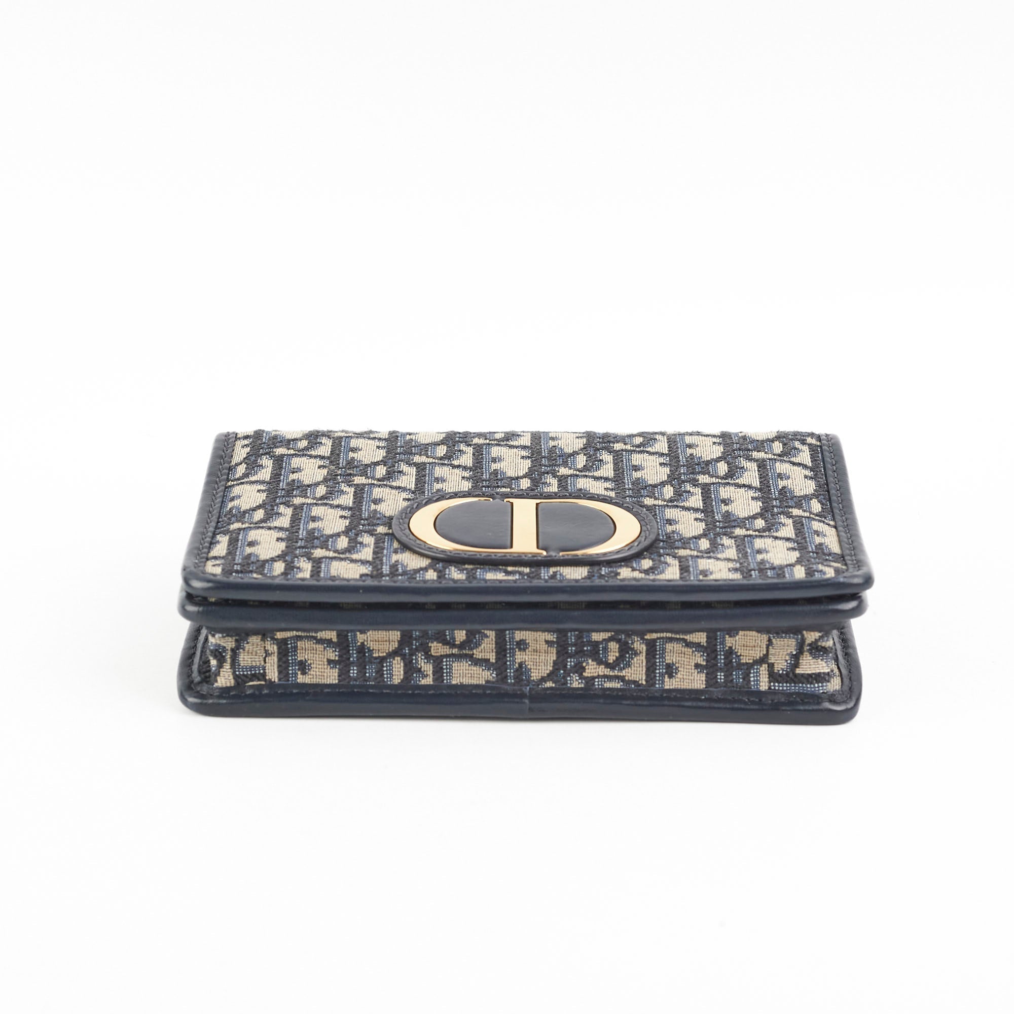 Christian Dior 2 n 1 Oblique Pouch Blue