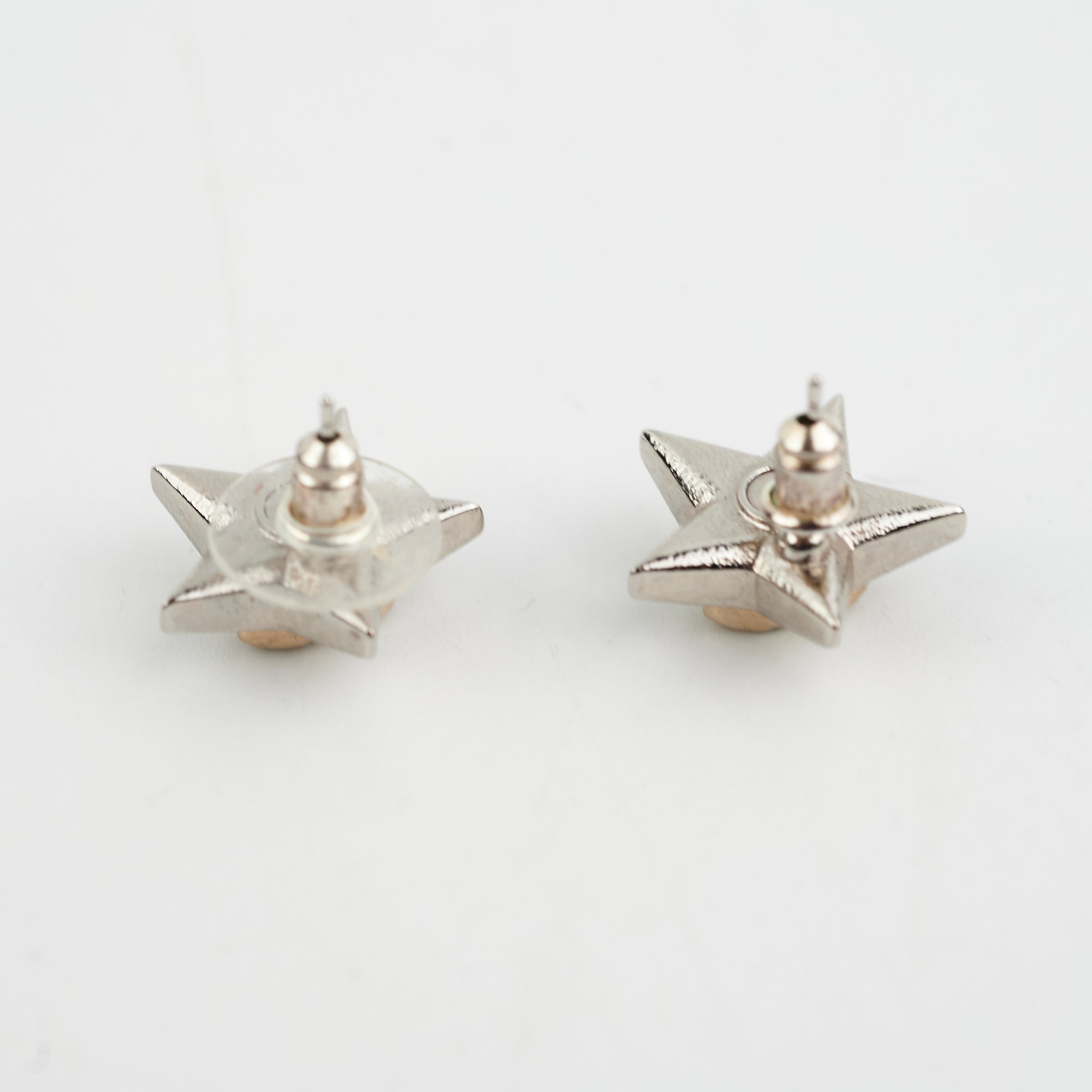Chanel Star CC Logo Stud Earrings Costume Jewellery