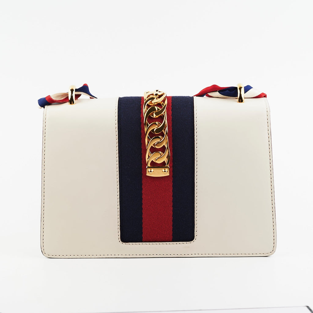 Gucci Sylvia White Shoulder Bag