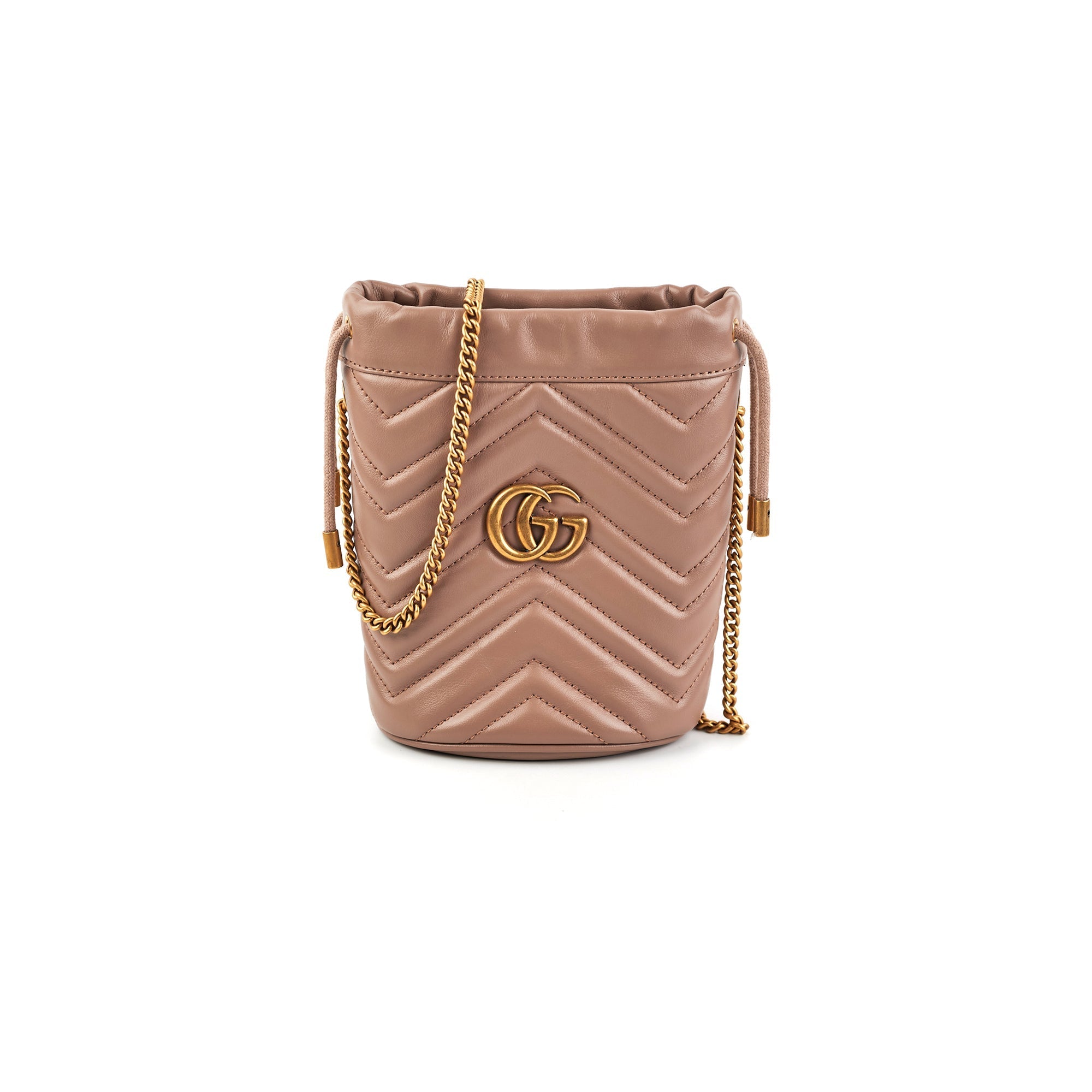 Gucci Bucket Marmont Bag Dusty Pink