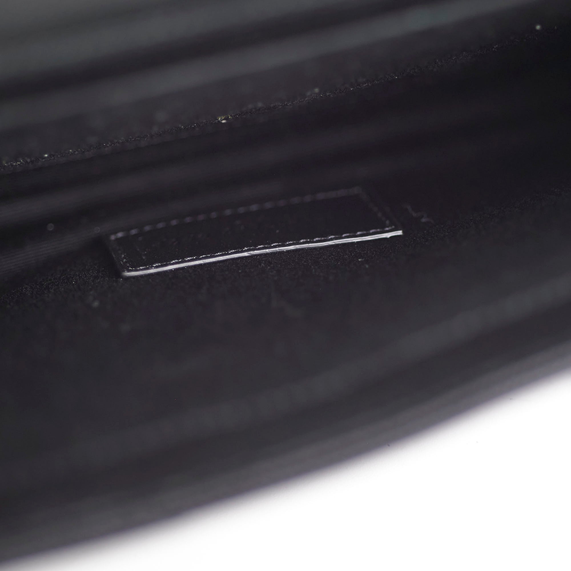 Saint Laurent Grained Leather Black Clutch Wristlet
