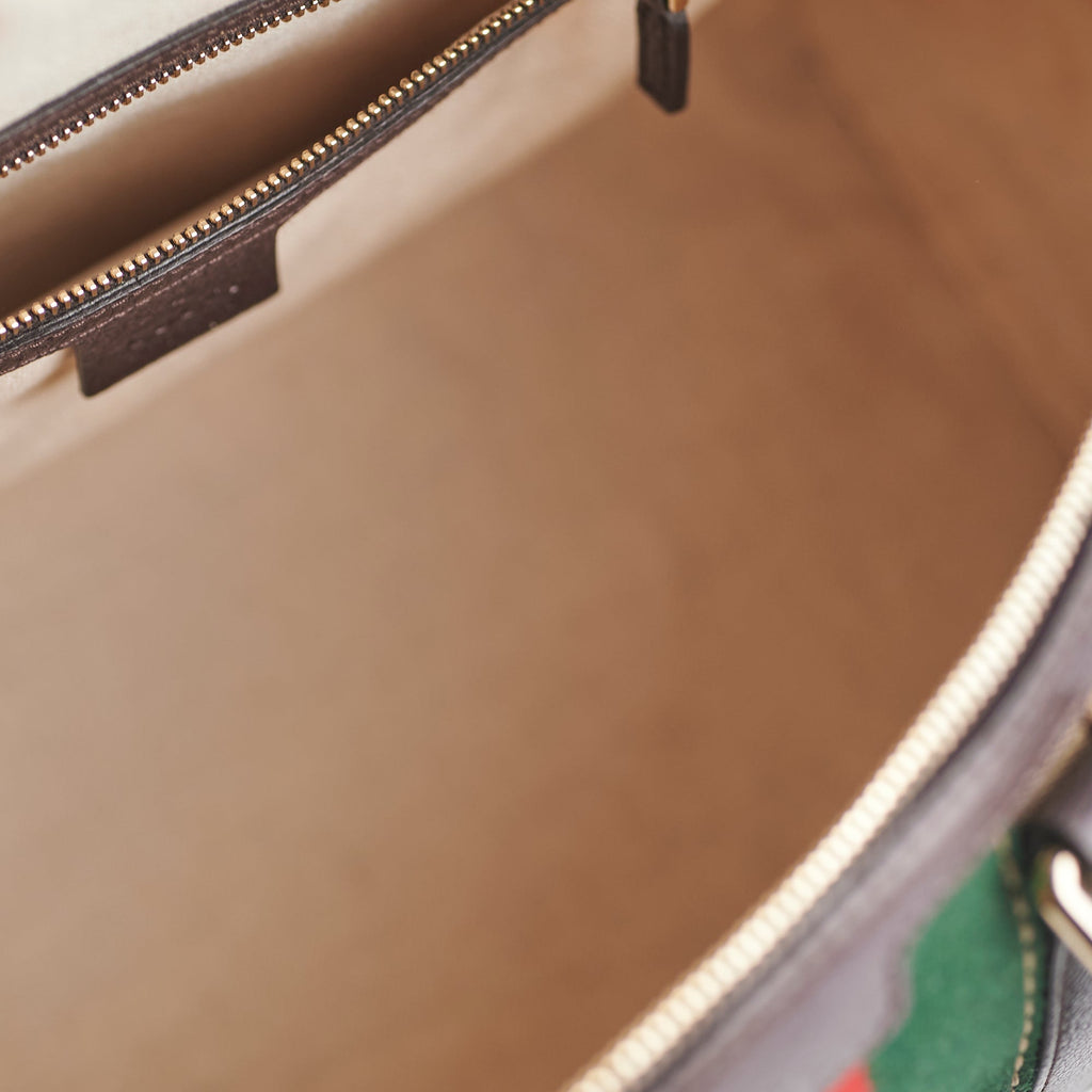 Gucci Boston Monogram Canvas Tote