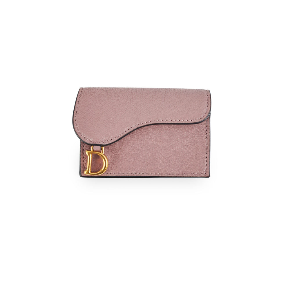 Christian Dior Saddle Bloom  Holder Pink