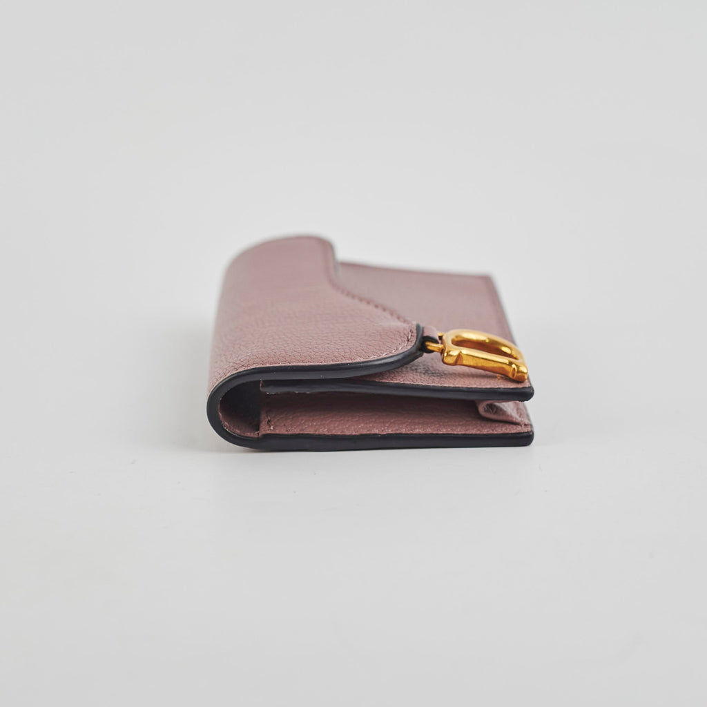 Christian Dior Saddle Bloom  Holder Pink