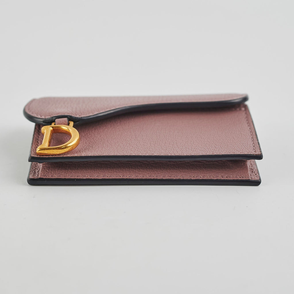 Christian Dior Saddle Bloom  Holder Pink