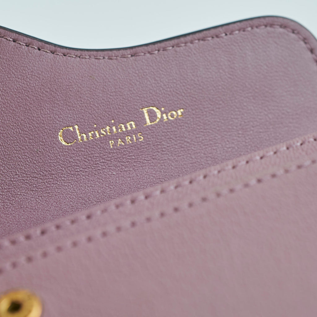 Christian Dior Saddle Bloom  Holder Pink