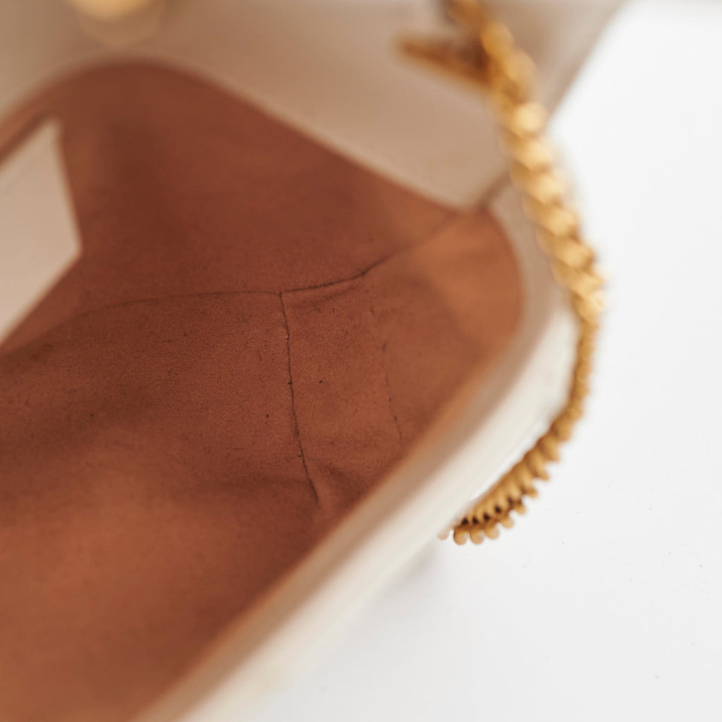 Gucci Super Mini Marmont Cream Crossbody