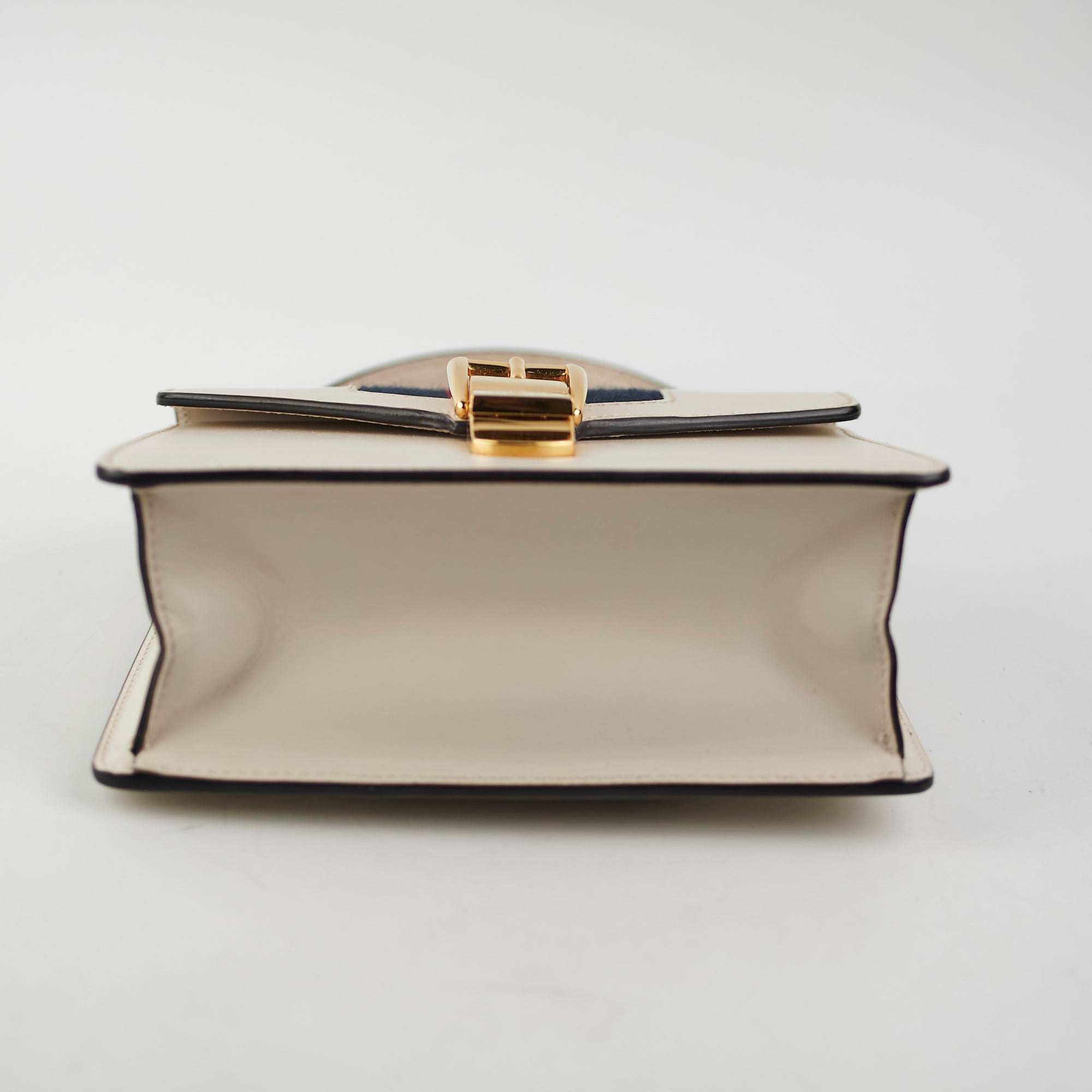 Gucci Sylvie Small Top Handle White