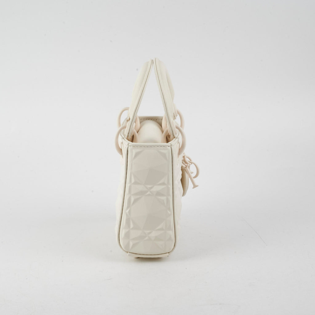 Christian Dior Micro Lady Dior White