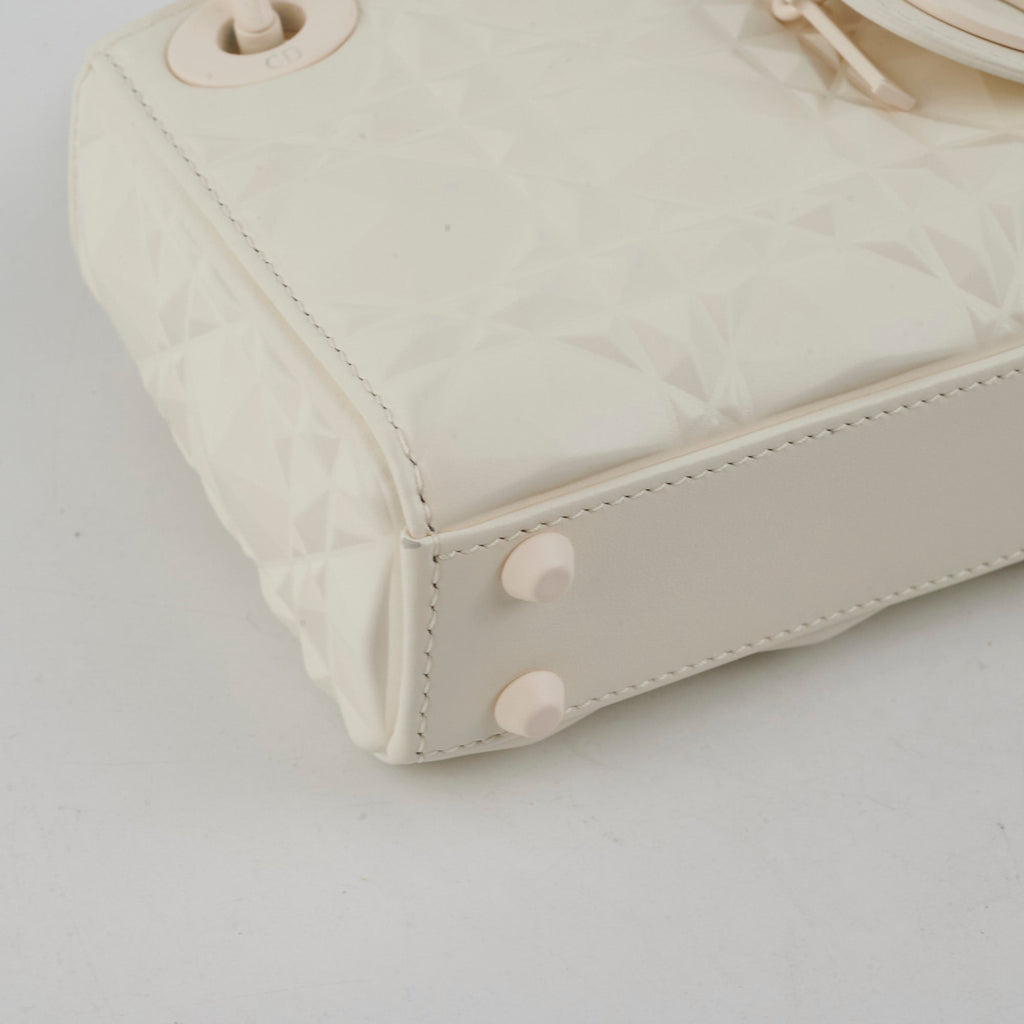 Christian Dior Micro Lady Dior White
