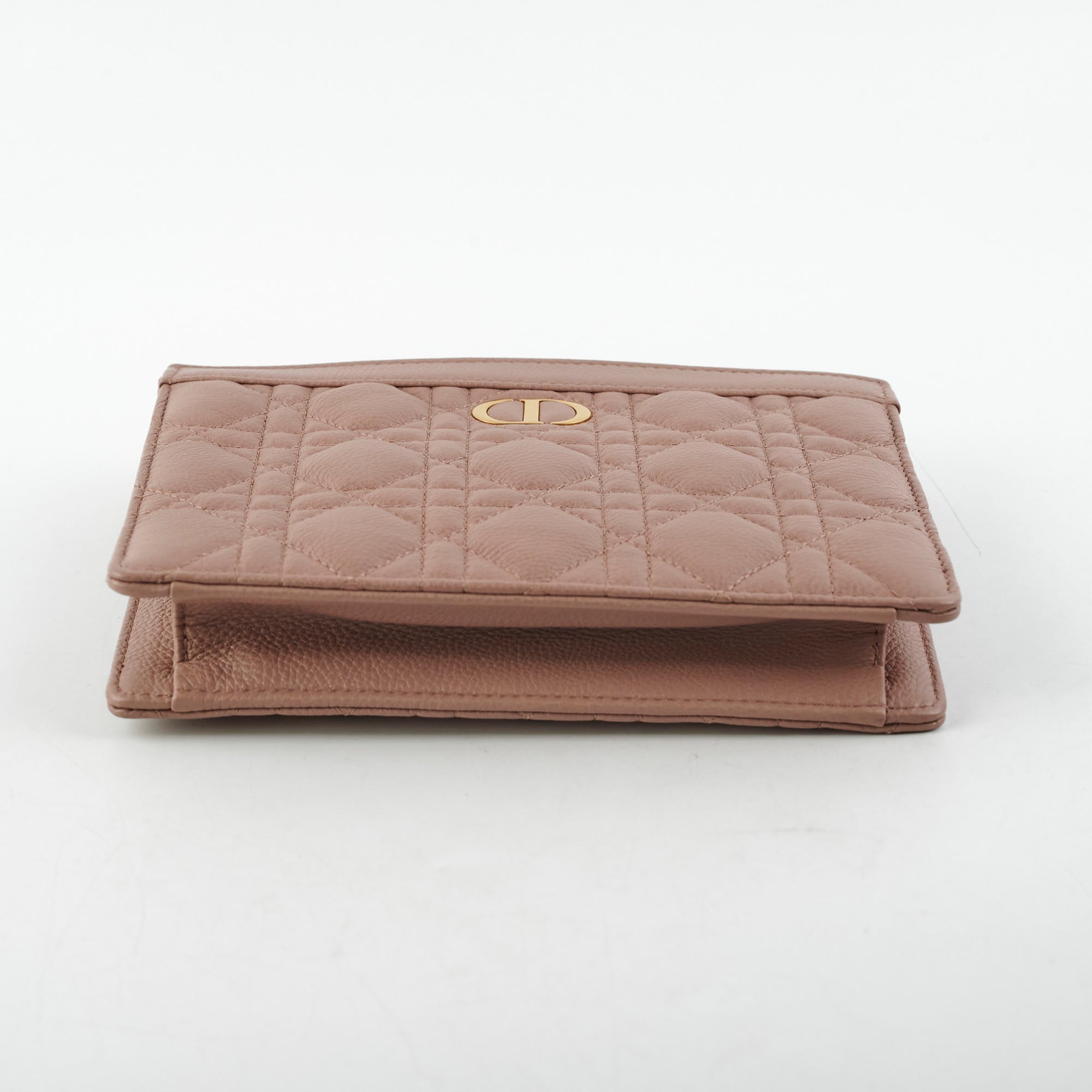Christian Dior Caro Every Pouch Clutch Rose Nude