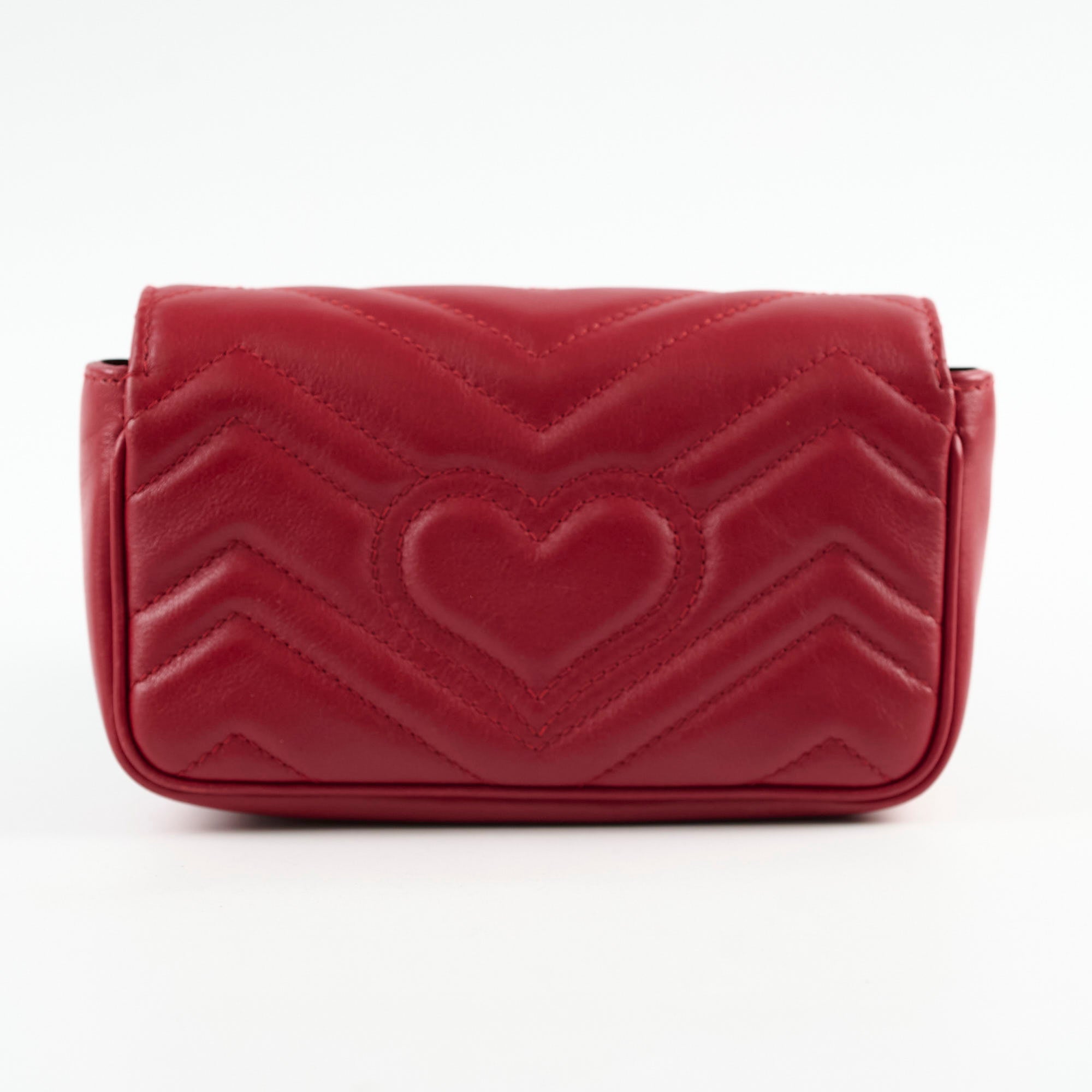 Gucci Super Mini Marmont Red Crosbody