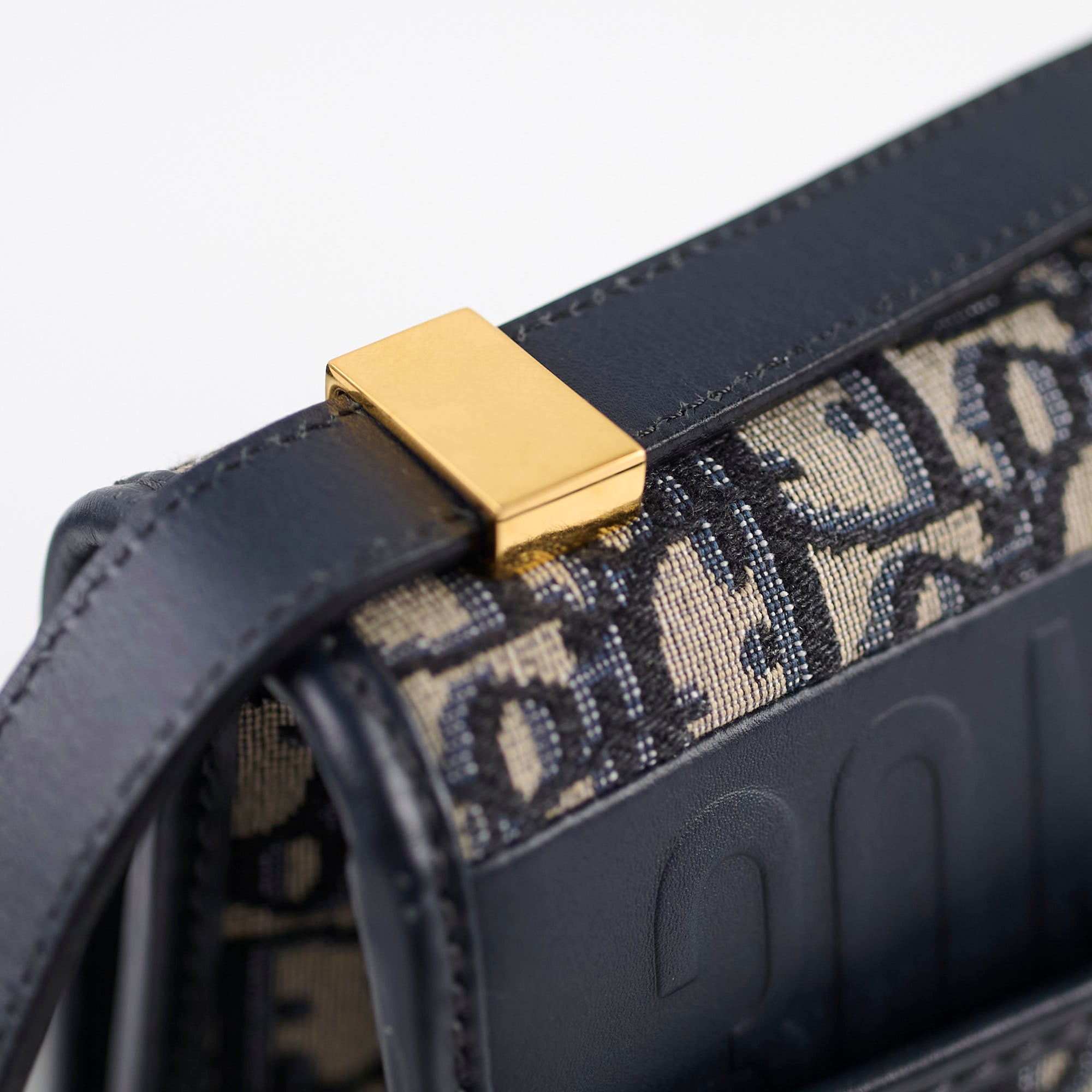 Christian Dior Montaigne 30 Navy Oblique