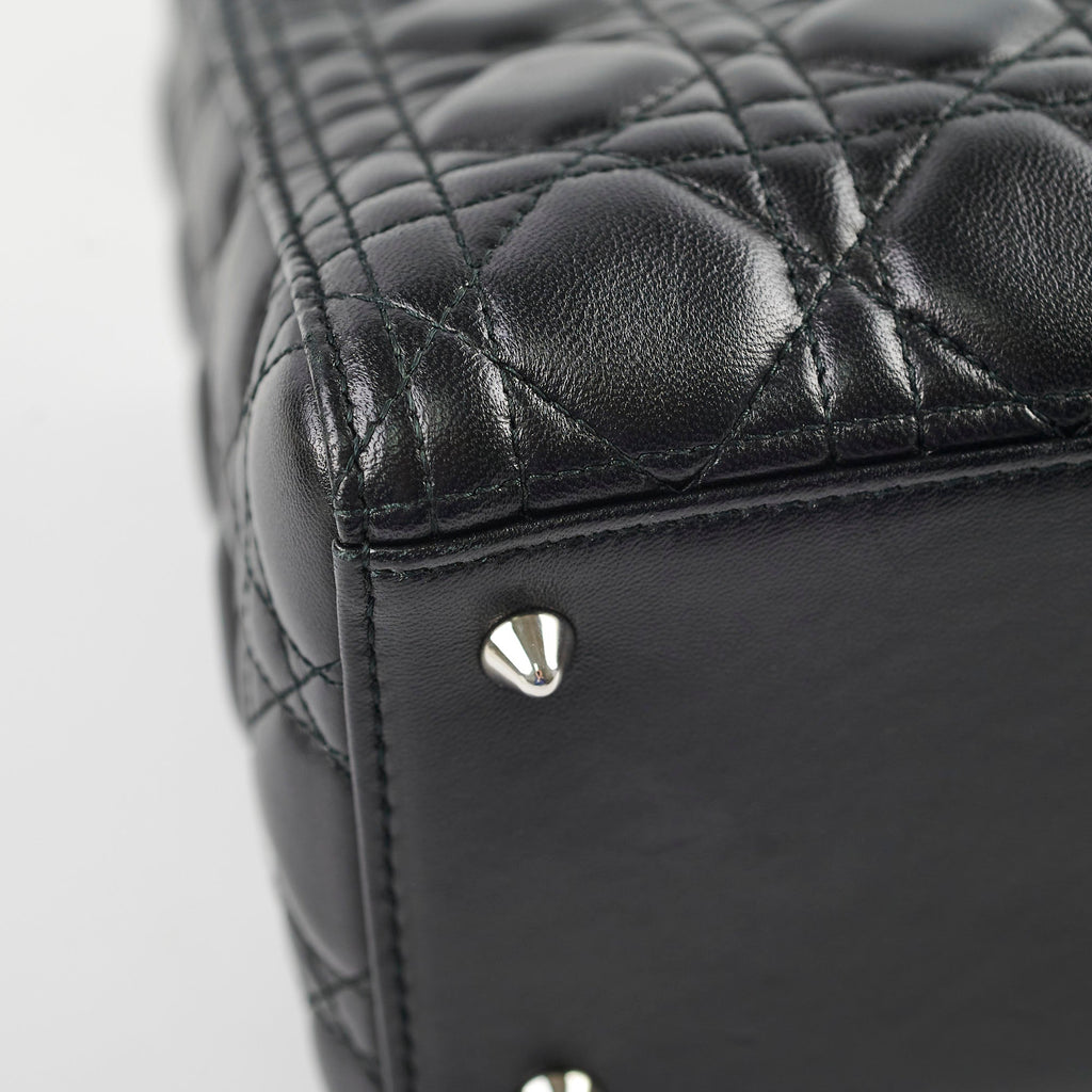 Christian Dior Lady Dior lambskin Black