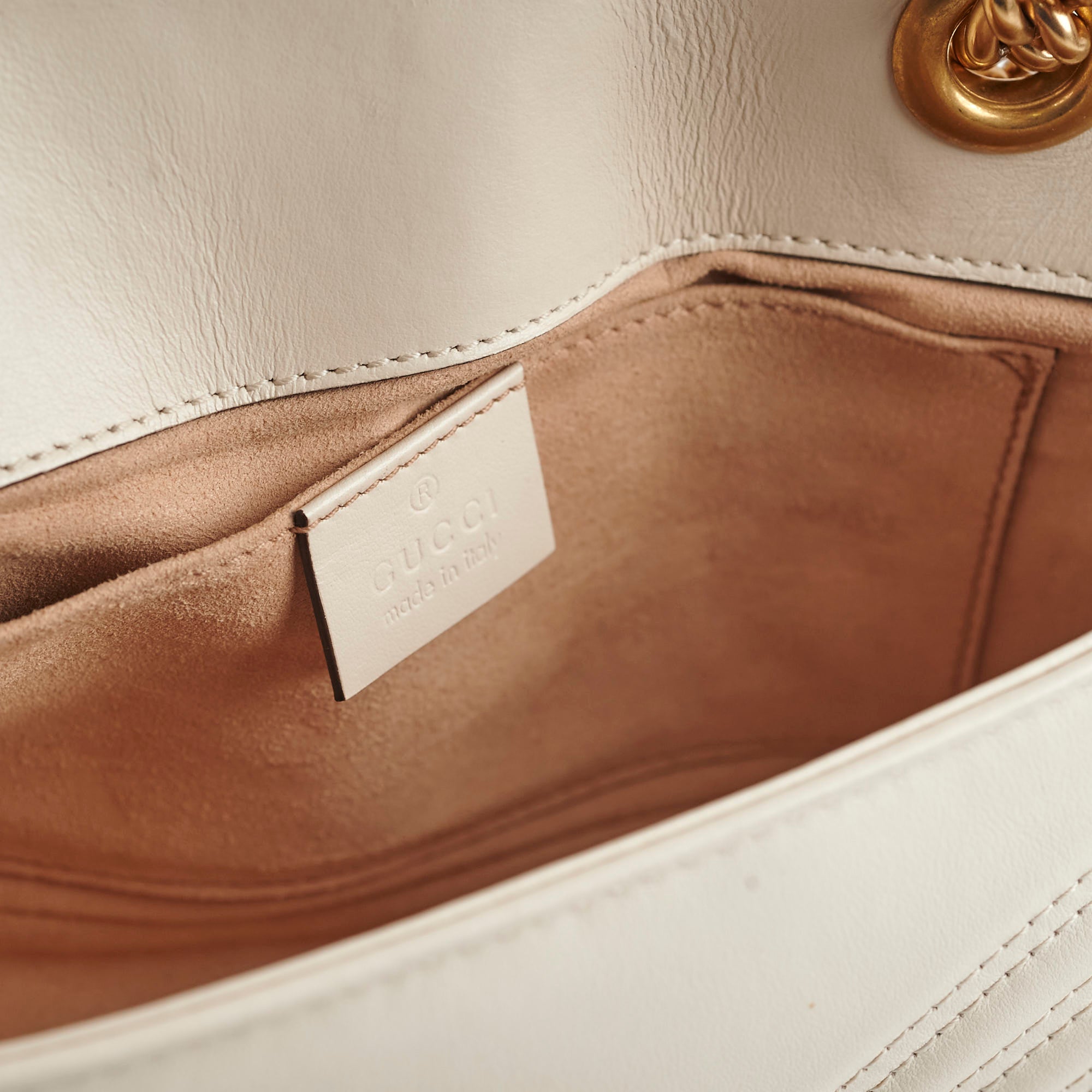 Gucci GG Marmont Matelass� Mini Cream