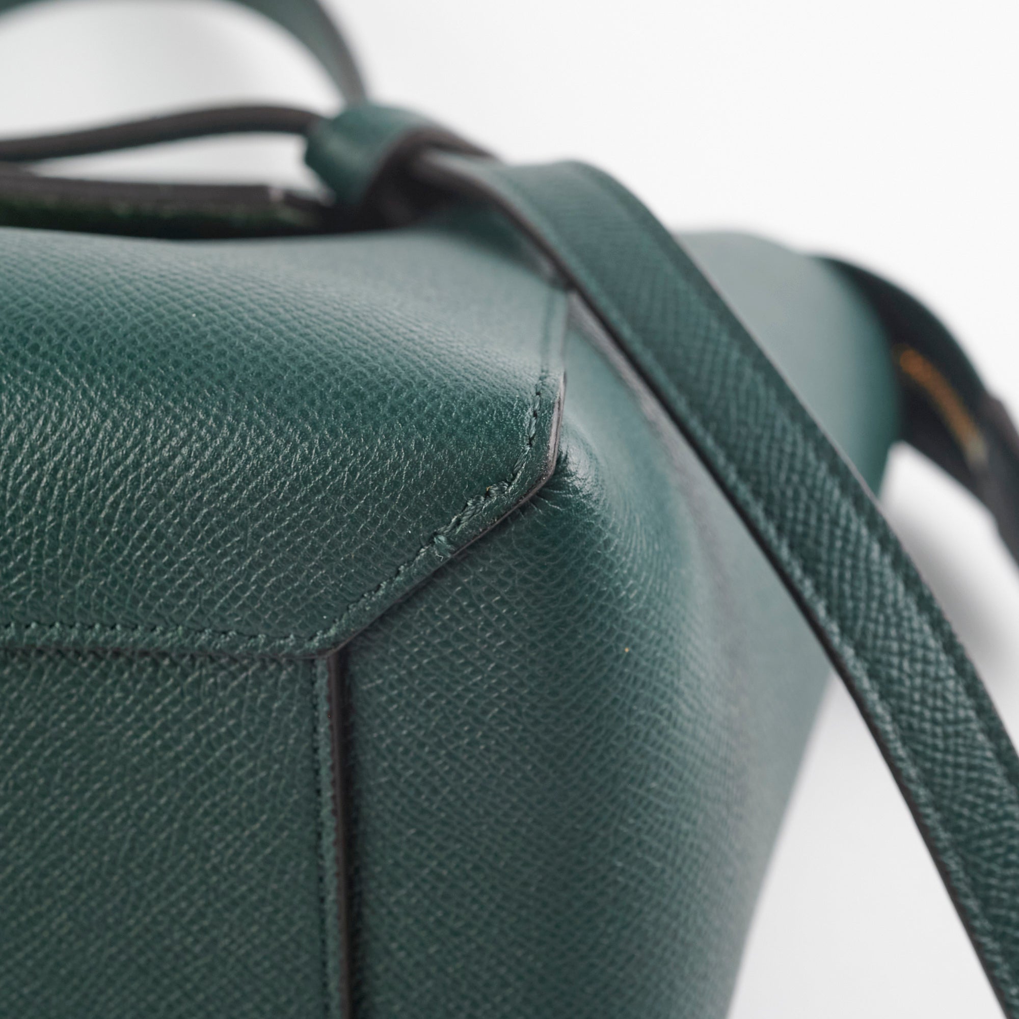 Celine Micro Dark Green Belt Bag