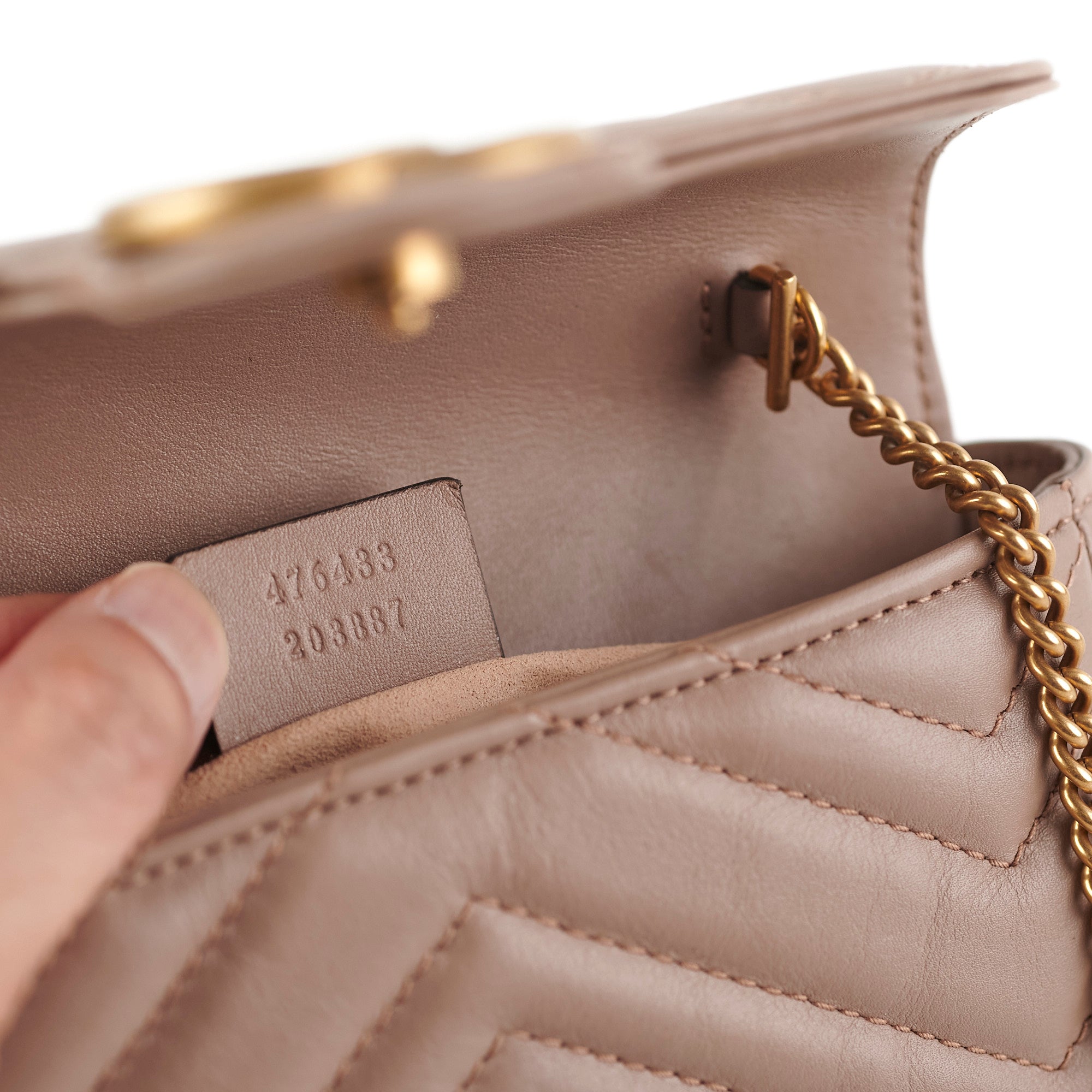Gucci Super Marmont Pink Crossbody Bag
