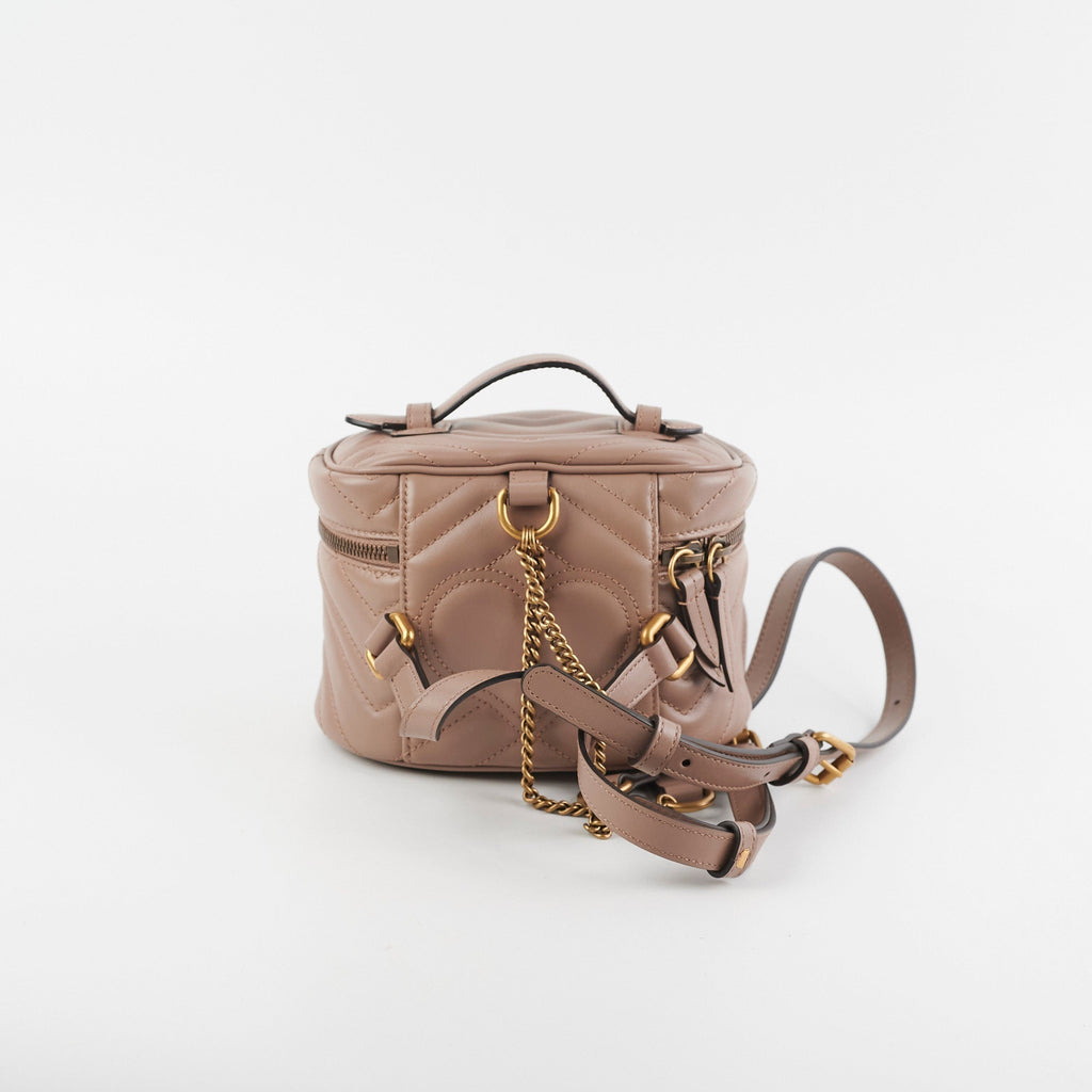 Gucci Small Vanity Backpack Beige Backpack