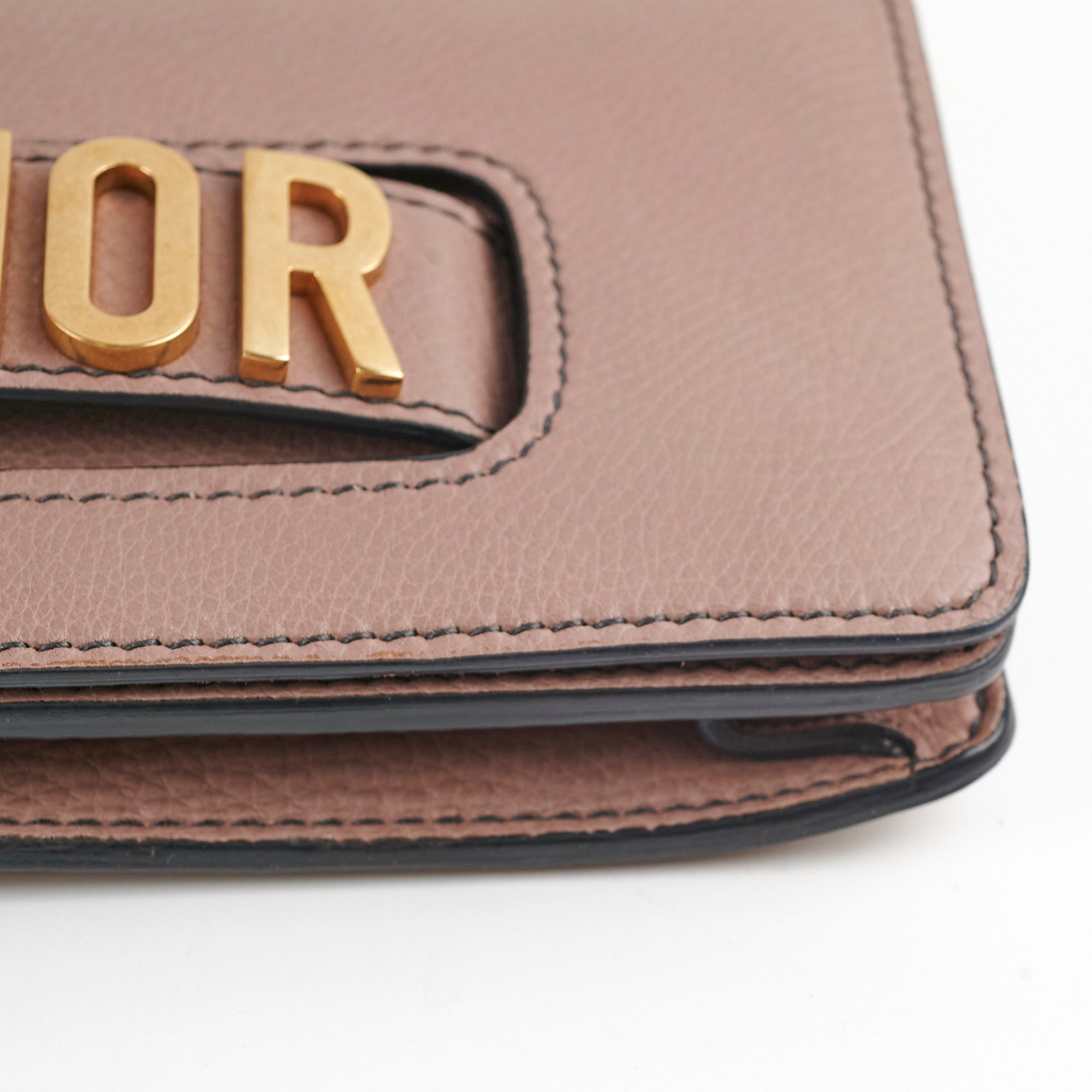 Christian Dior J'adior Medium Dusty Pink Flap Bag