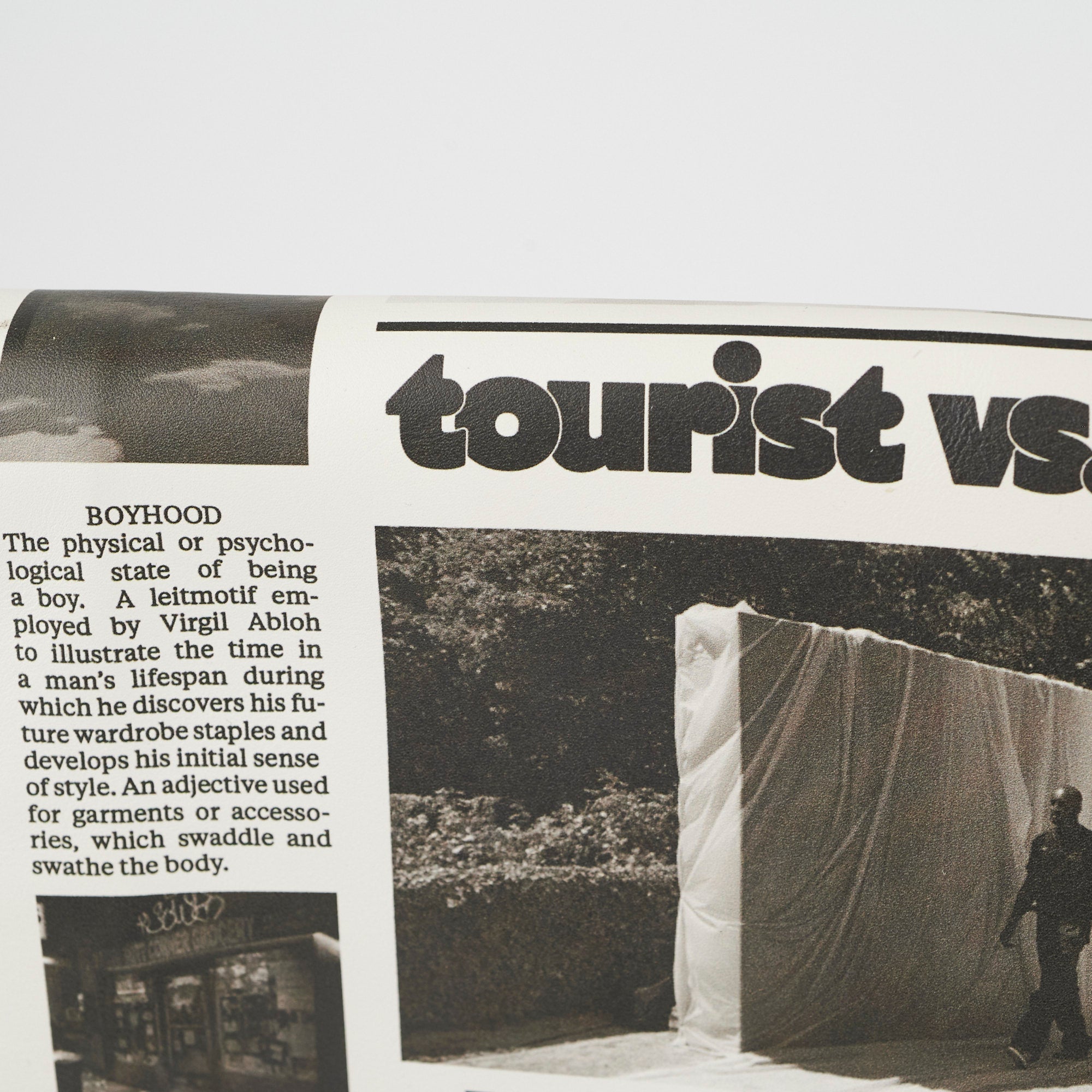 Louis Vuitton X Virgil Abloh AW21 Newspaper Clutch