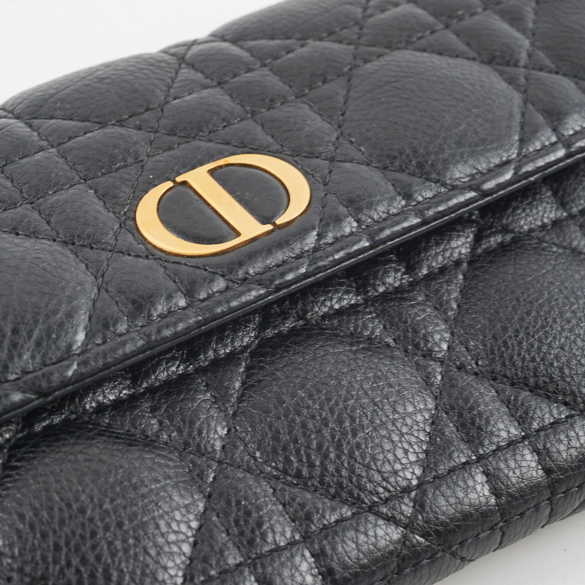 Christian Dior Caro Orchid Long Wallet
