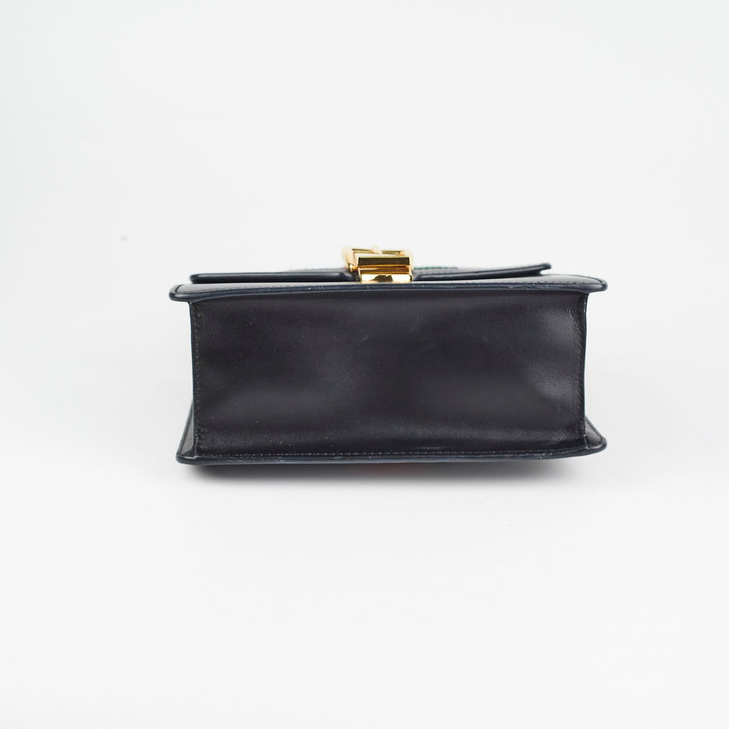Gucci Sylvie Black Top Handle