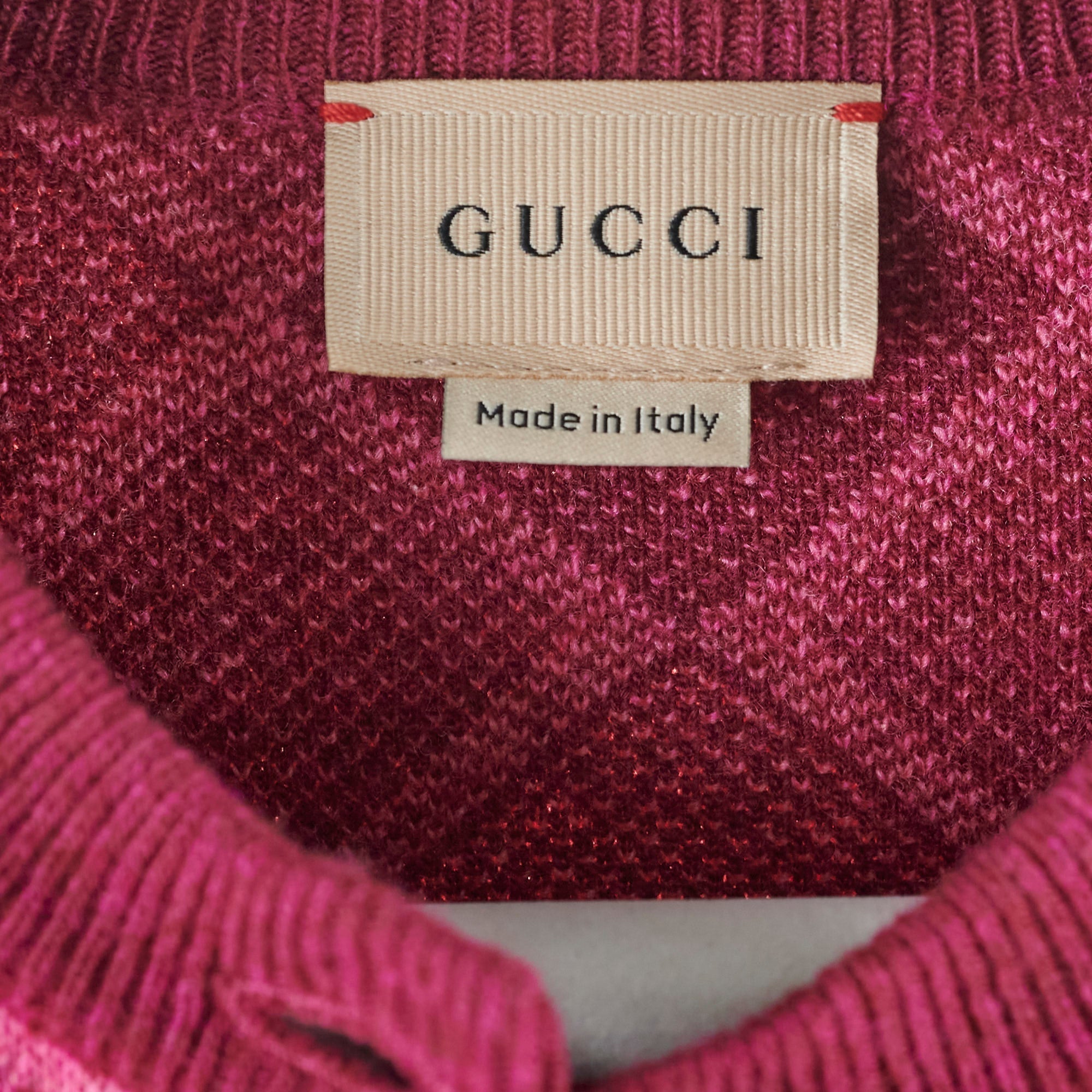 Gucci Kids Intarsia-check Logo igan