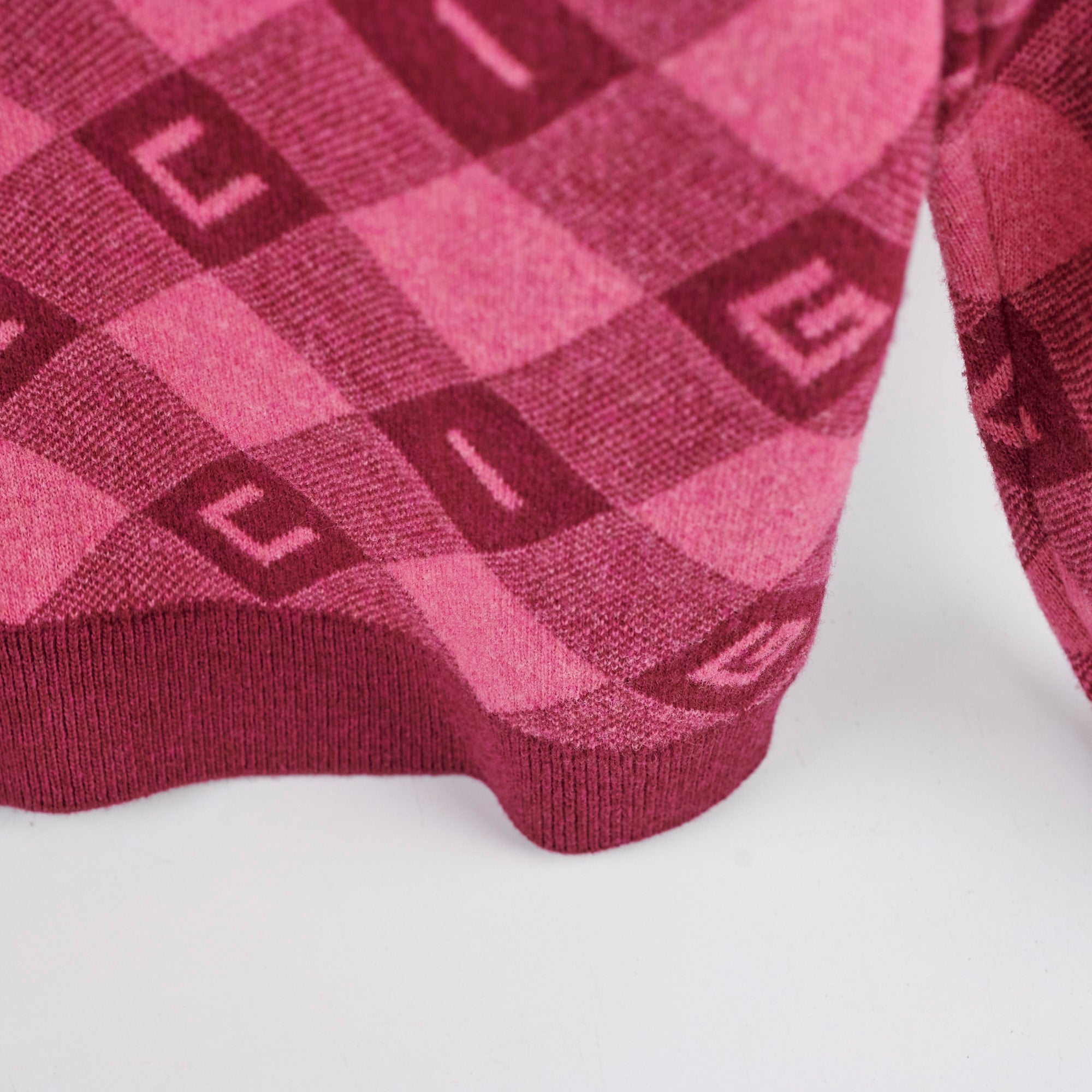 Gucci Kids Intarsia-check Logo igan