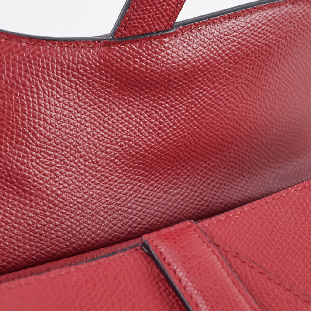Christian Dior Saddle Bag Burgundy