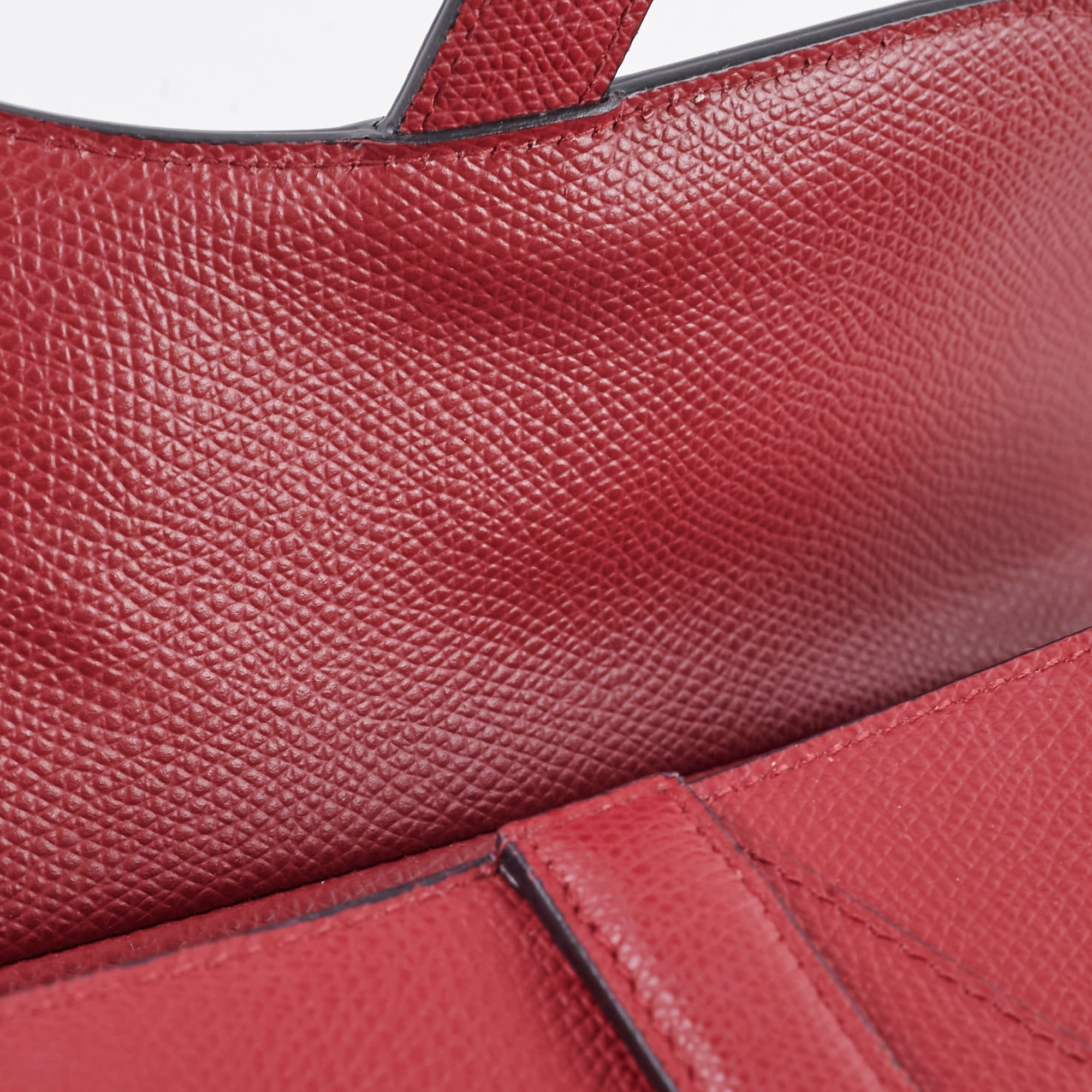 Christian Dior Saddle Bag Burgundy