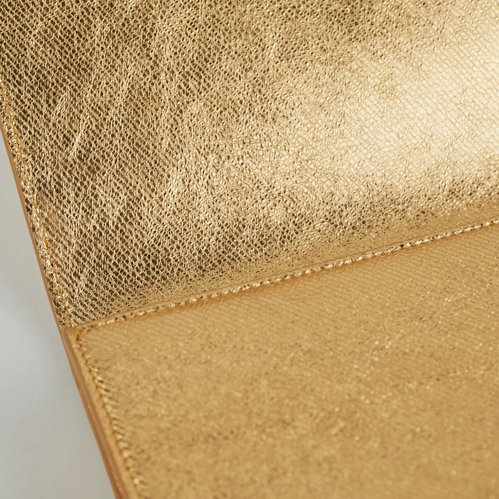 Saint Laurent Kate Tassel Gold Clutch