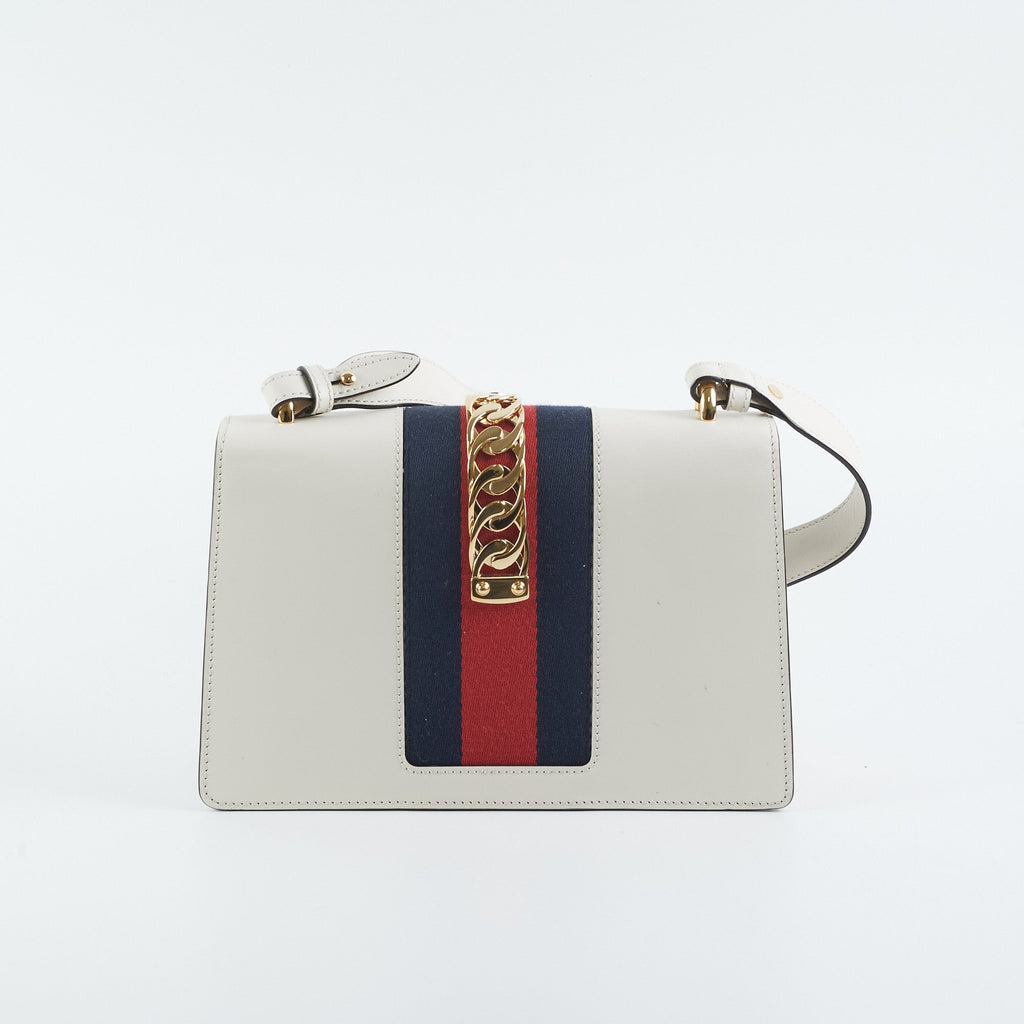 Gucci Sylvia White Shoulder Bag