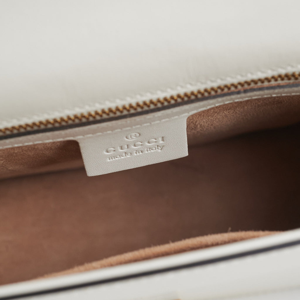 Gucci Sylvia White Shoulder Bag