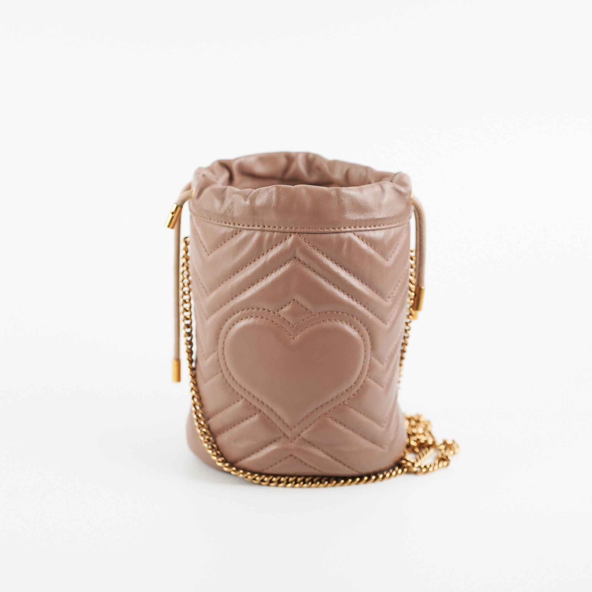 Gucci Marmont Mini Pink Bucket Bag